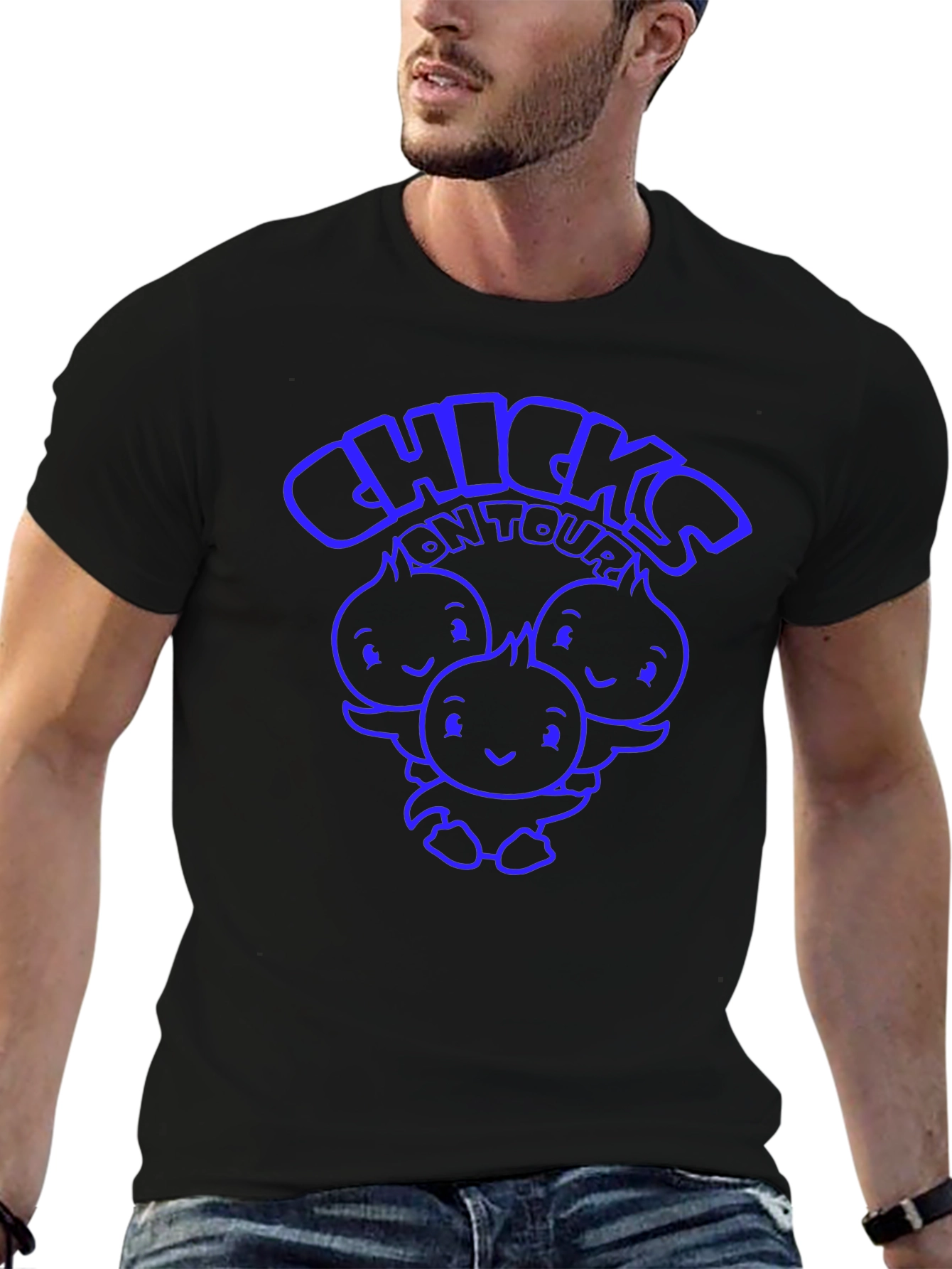 Black Chicks On Tour Graphic T-Shirt - Black view 6