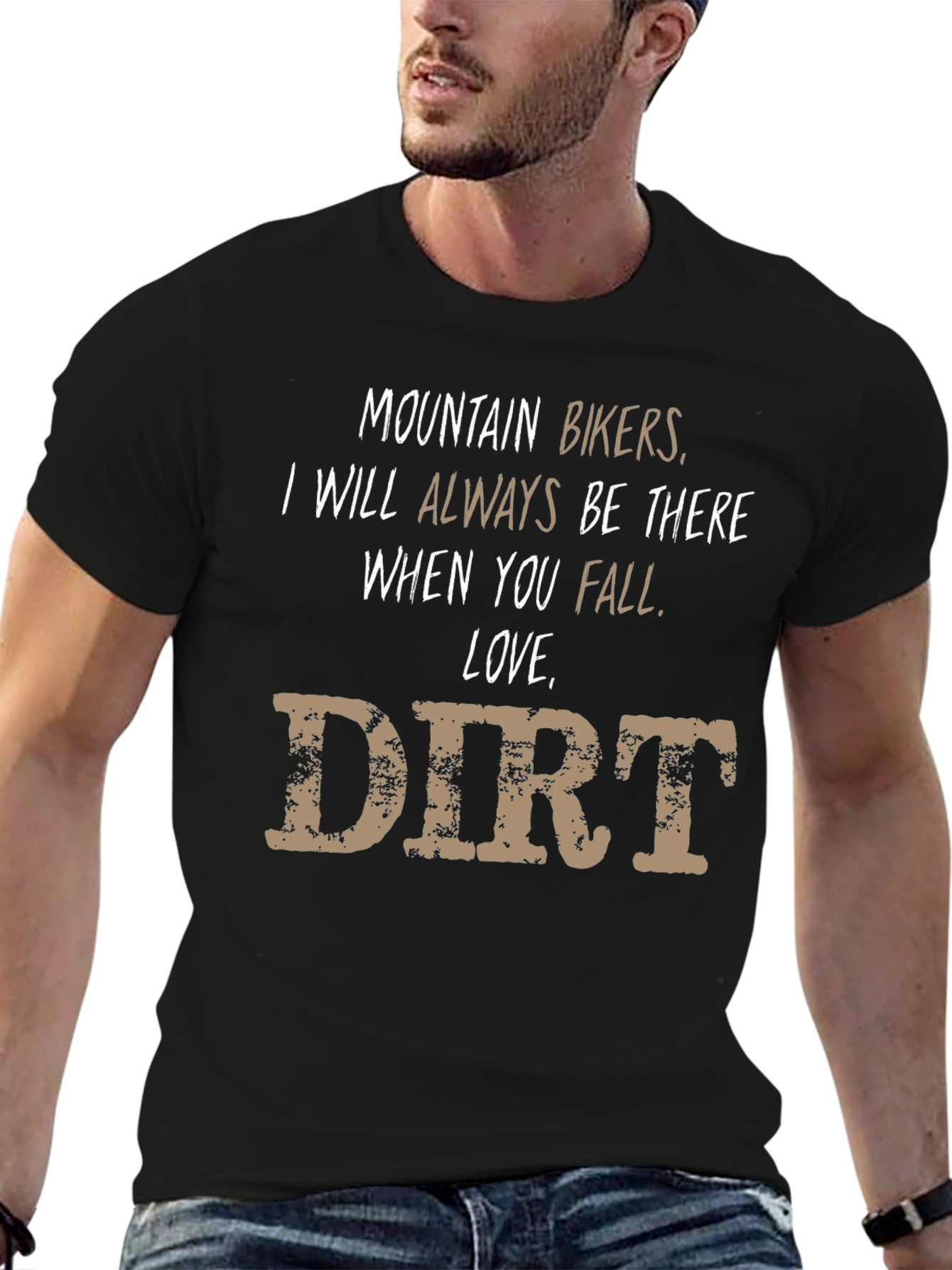 Black Mountain Biker T-Shirt - Dirt Love view 6