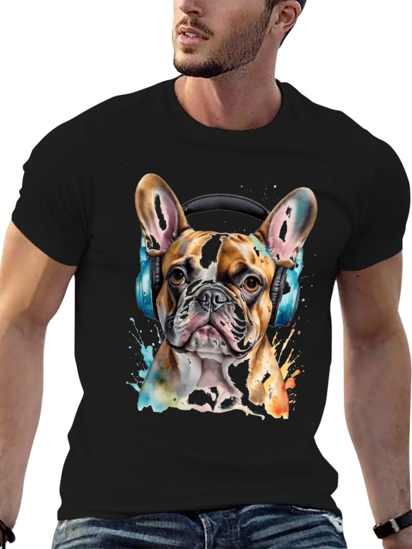 Black Bulldog DJ Graphic Tee view 6