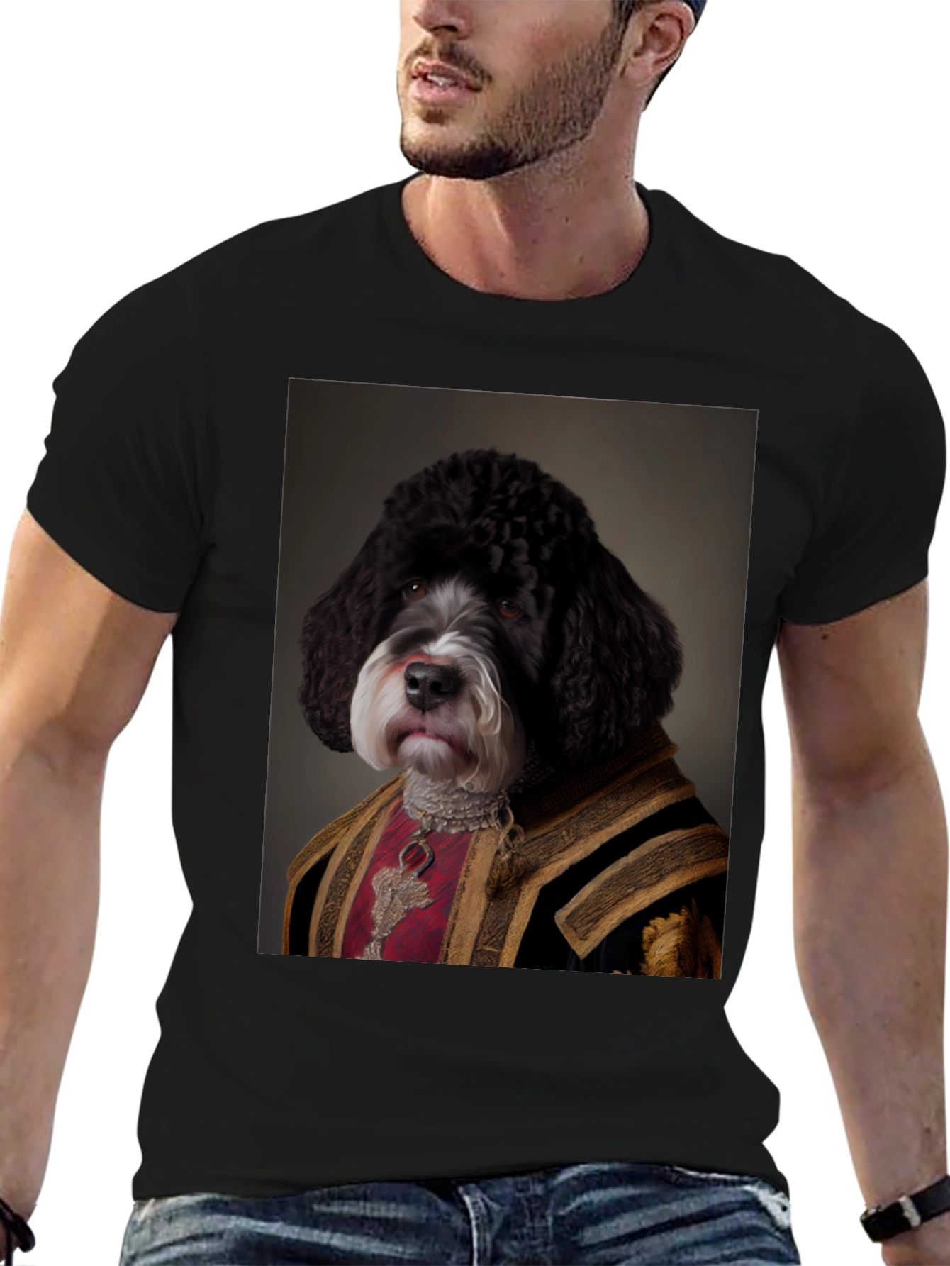 Black Dog Royalty Graphic T-Shirt view 6