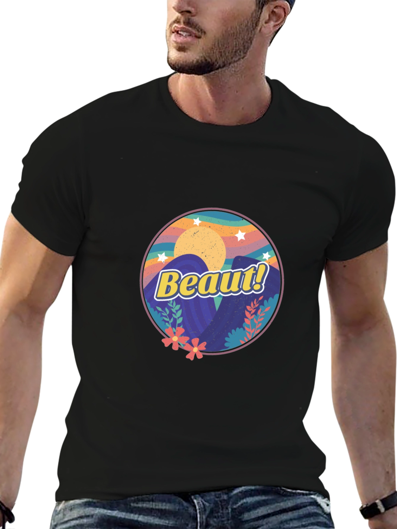 Black Beaut! Graphic Tee - Retro Style view 6