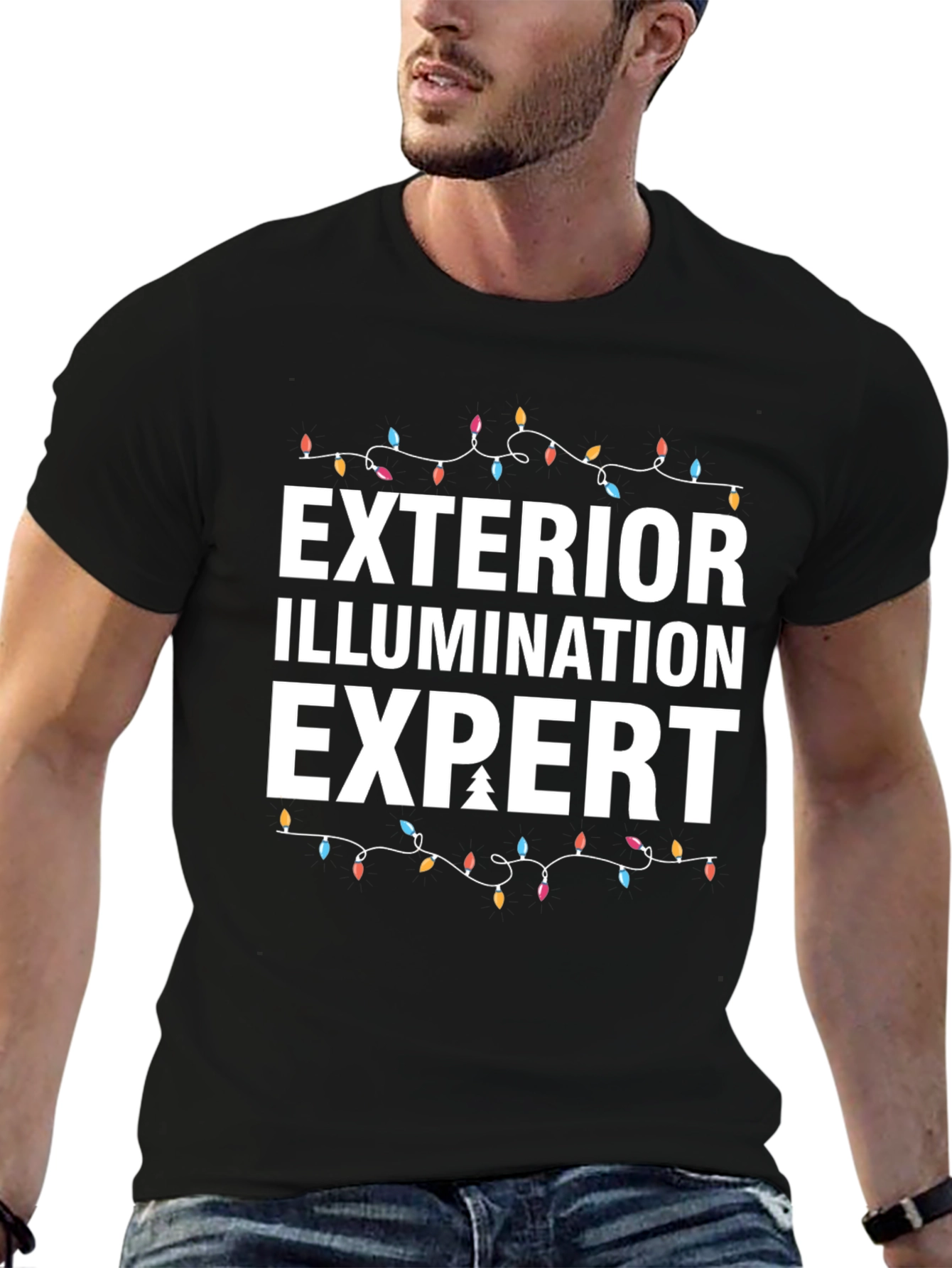 Exterior Illumination Expert Christmas Lights T-Shirt - 6