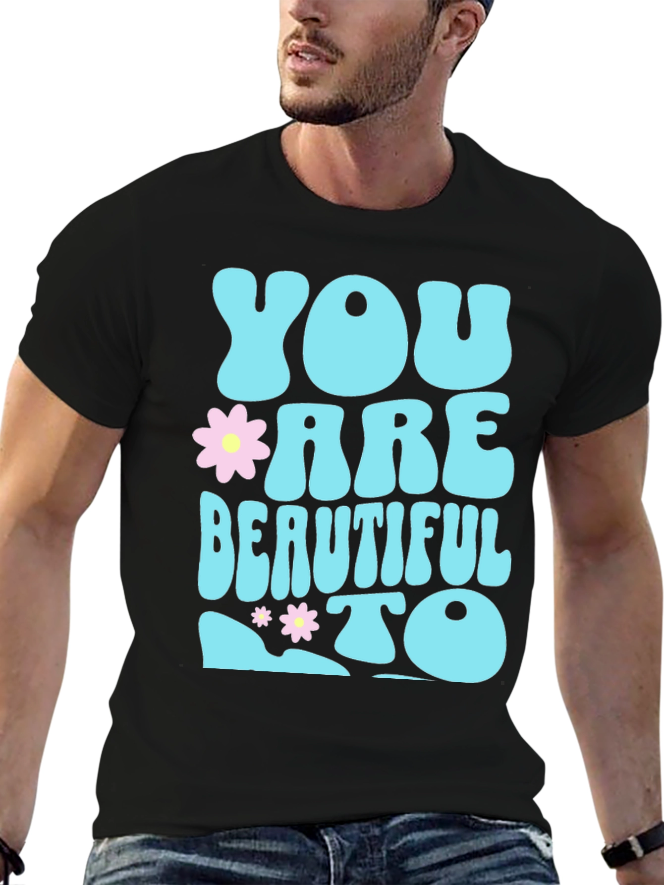 Black You are Beautiful To T-Shirt view 6