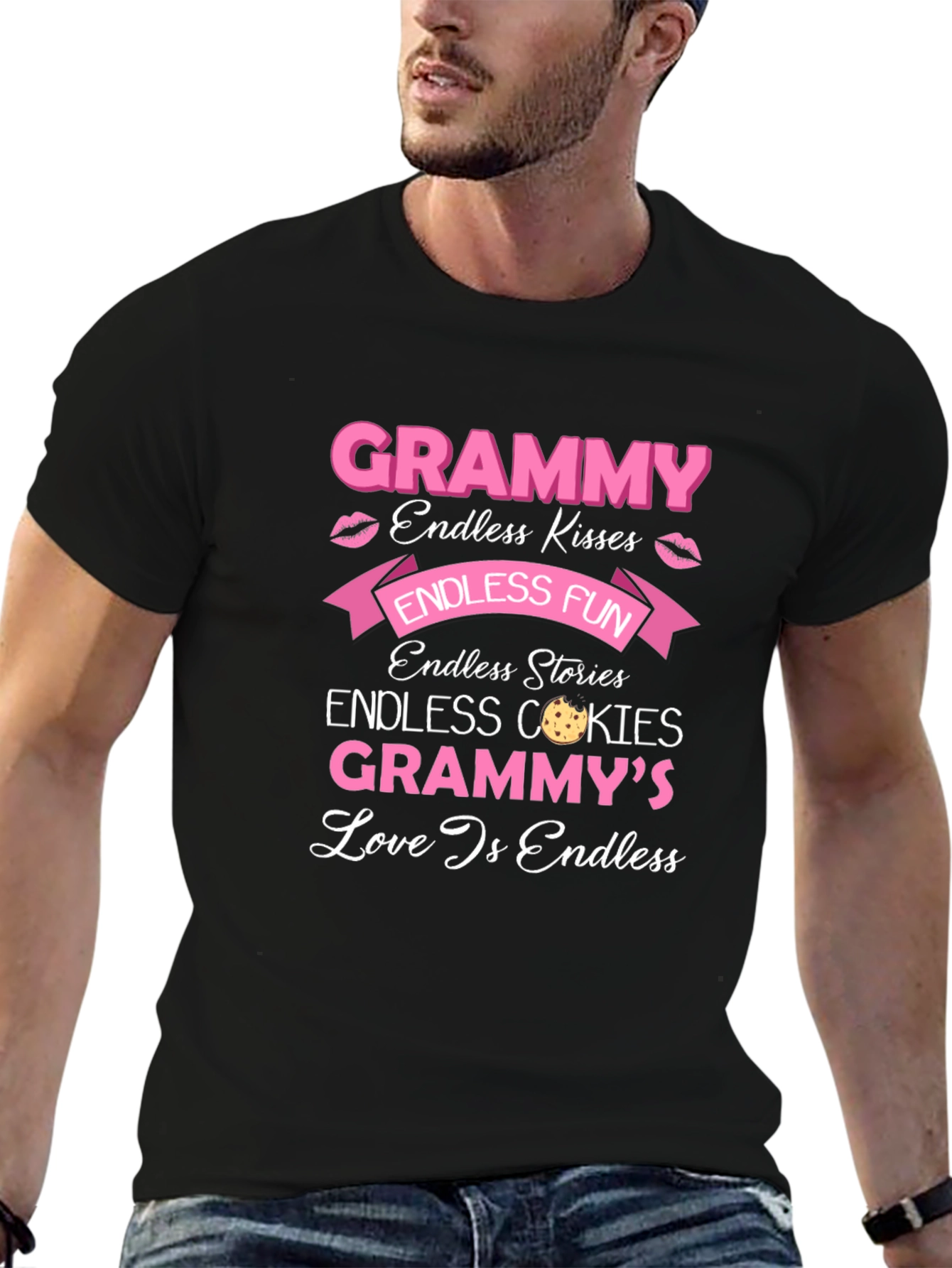 Black Grammy Endless Love T-Shirt view 6