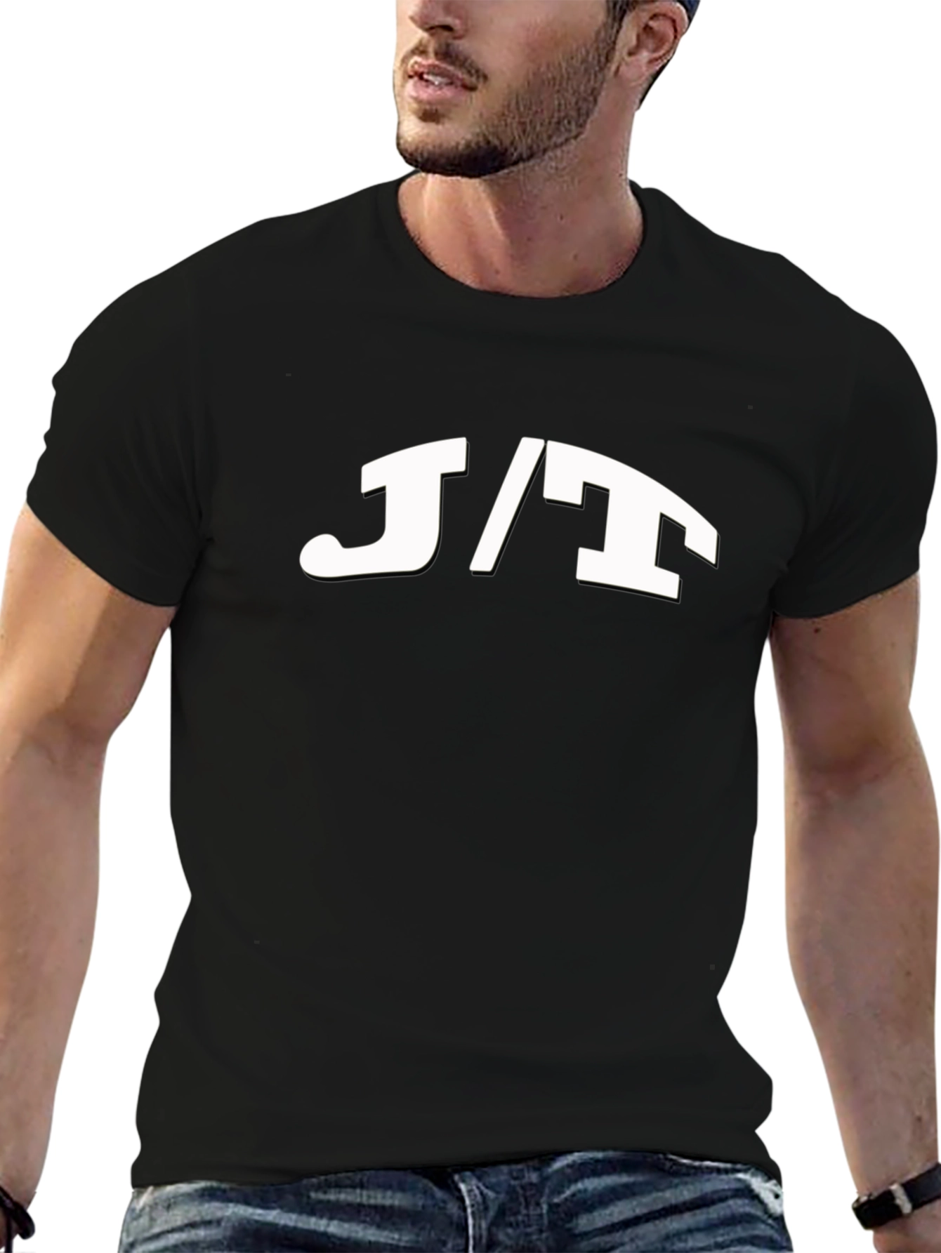 Black J/T Black Graphic Tee view 6
