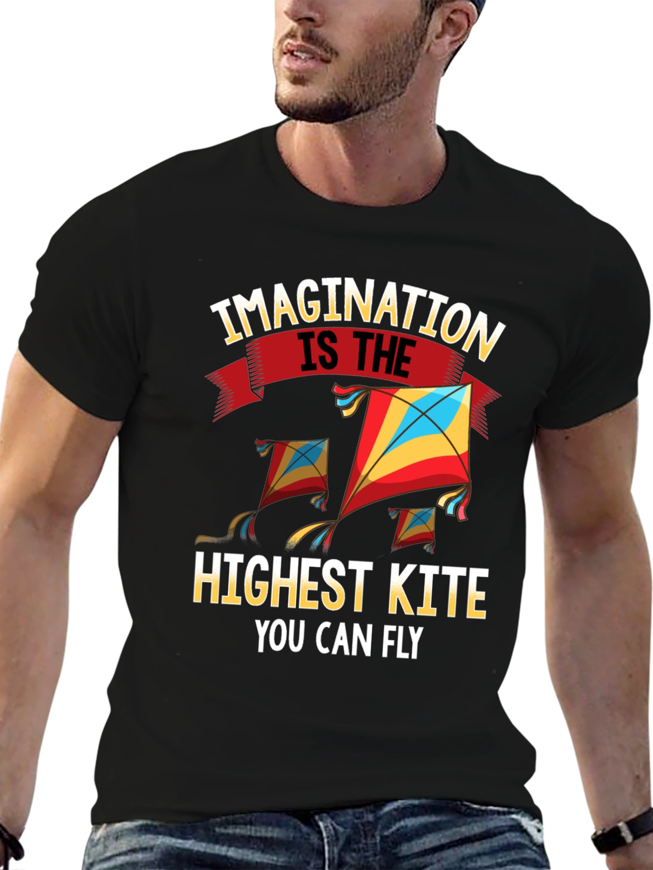 Black Imagination Highest Kite T-Shirt view 6