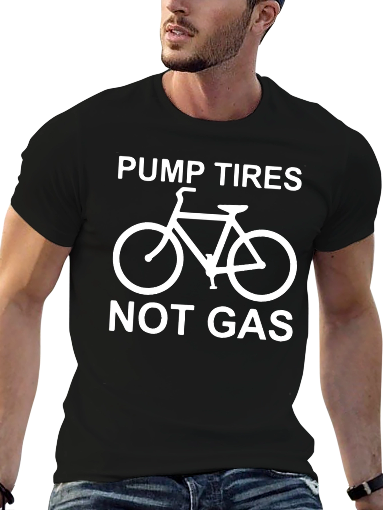 Pump Tires Not Gas - Graphic T-Shirt - 6