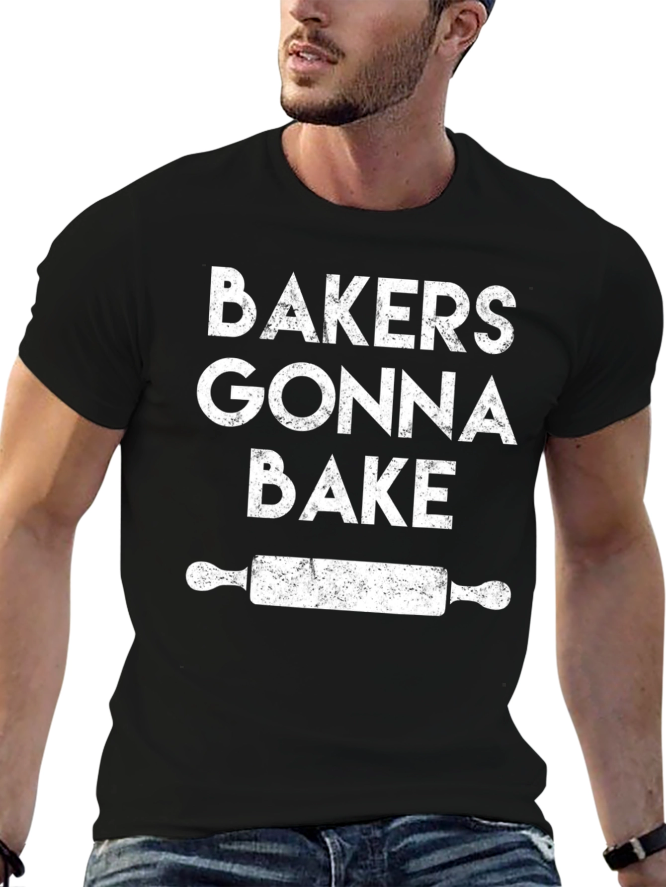 Black Bakers Gonna Bake T-Shirt - Funny Baking Shirt view 6