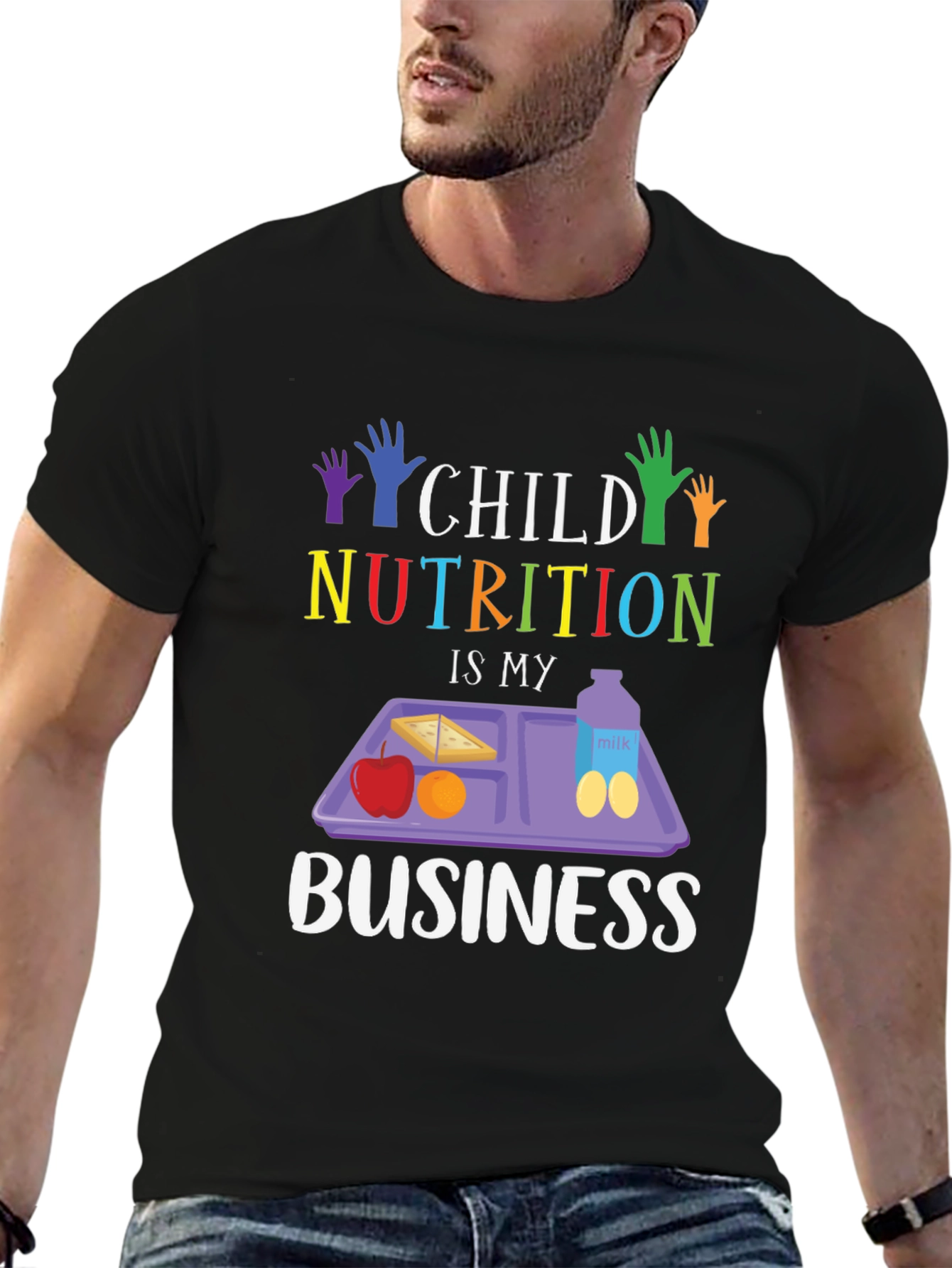 Child Nutrition T-Shirt - School Lunch Hero Tee - 6