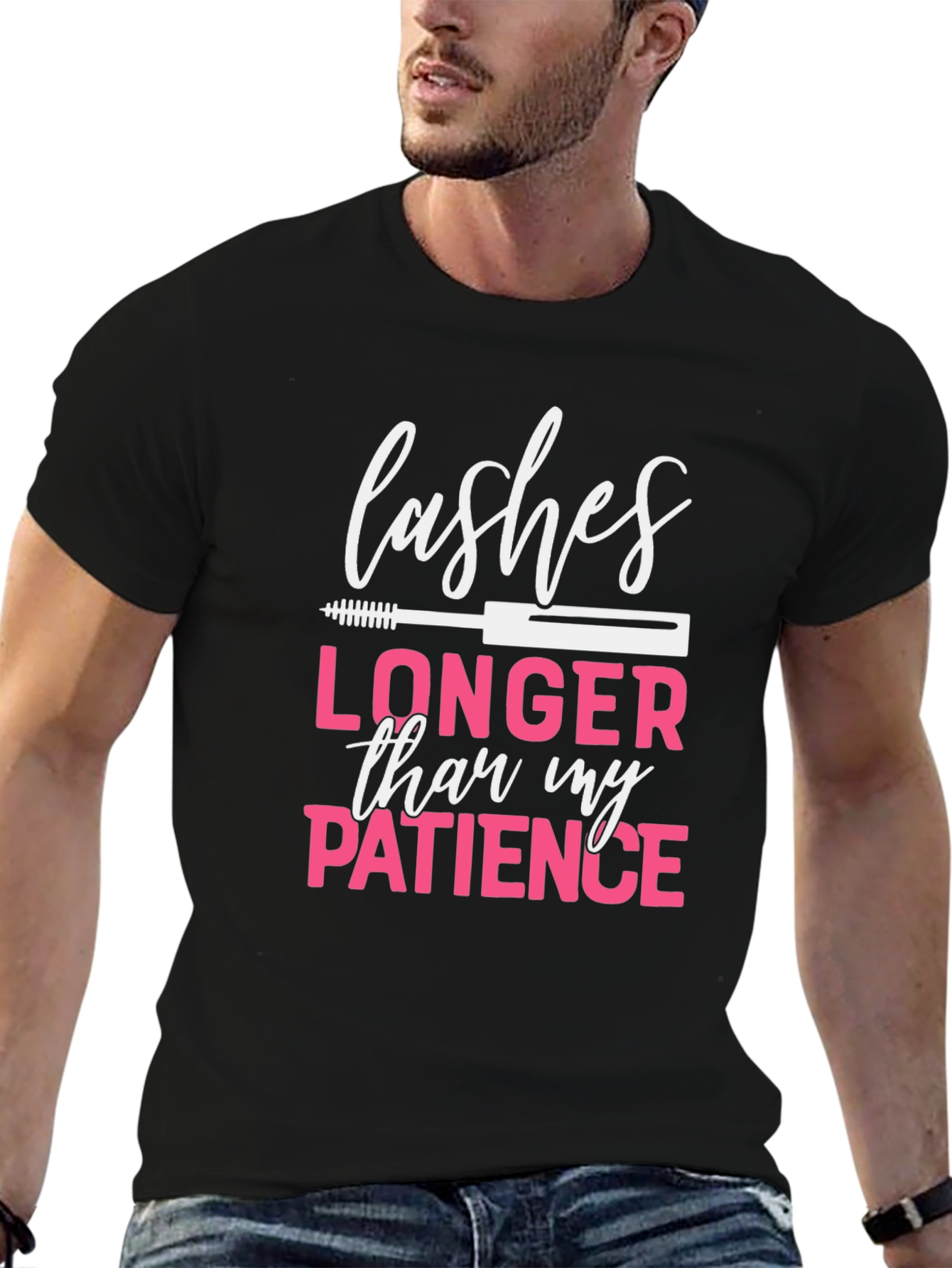 Lashes Longer Than My Patience Graphic Tee - 6