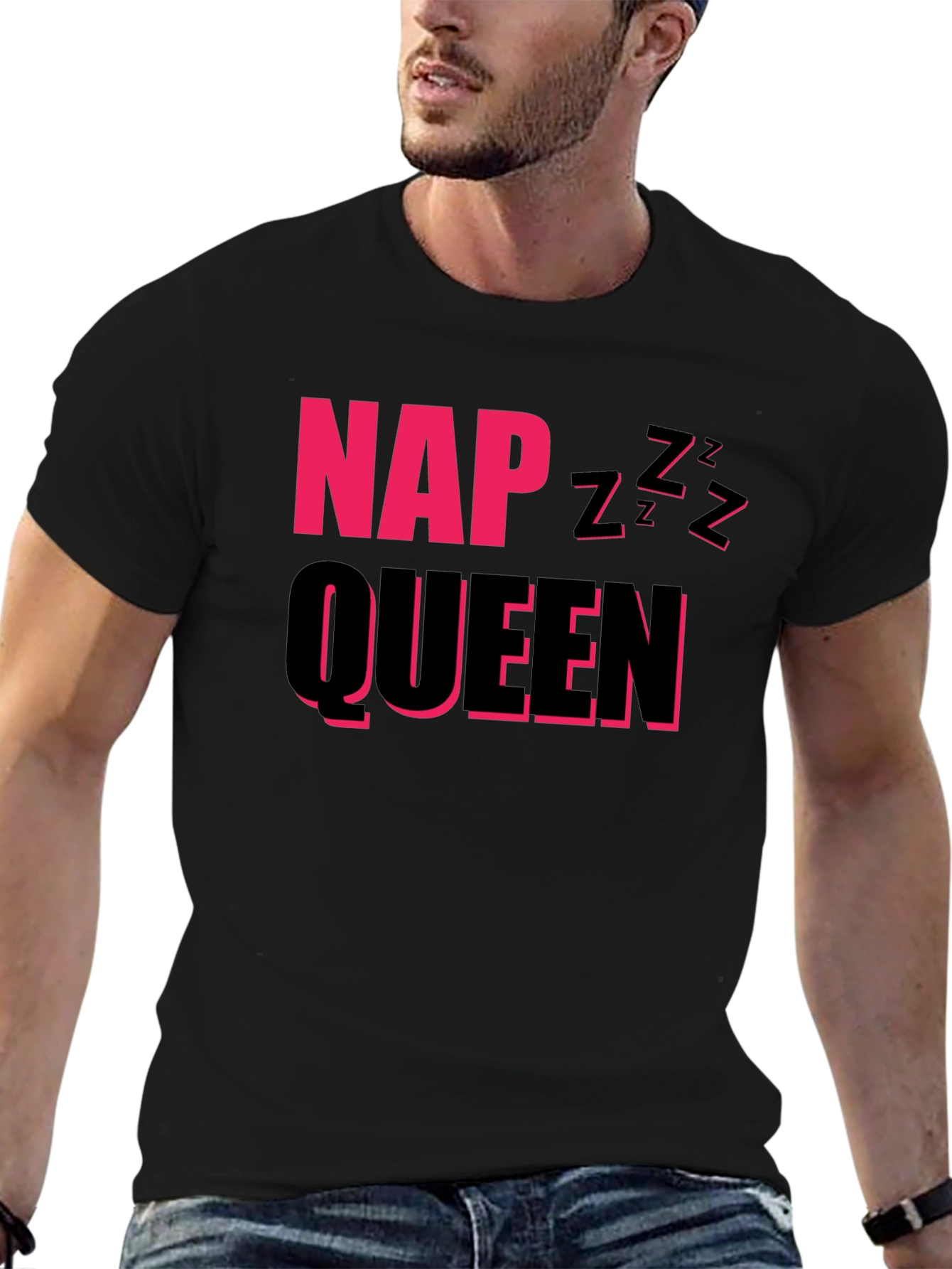 Nap Queen Graphic Tee - Comfy Sleep Shirt - 6