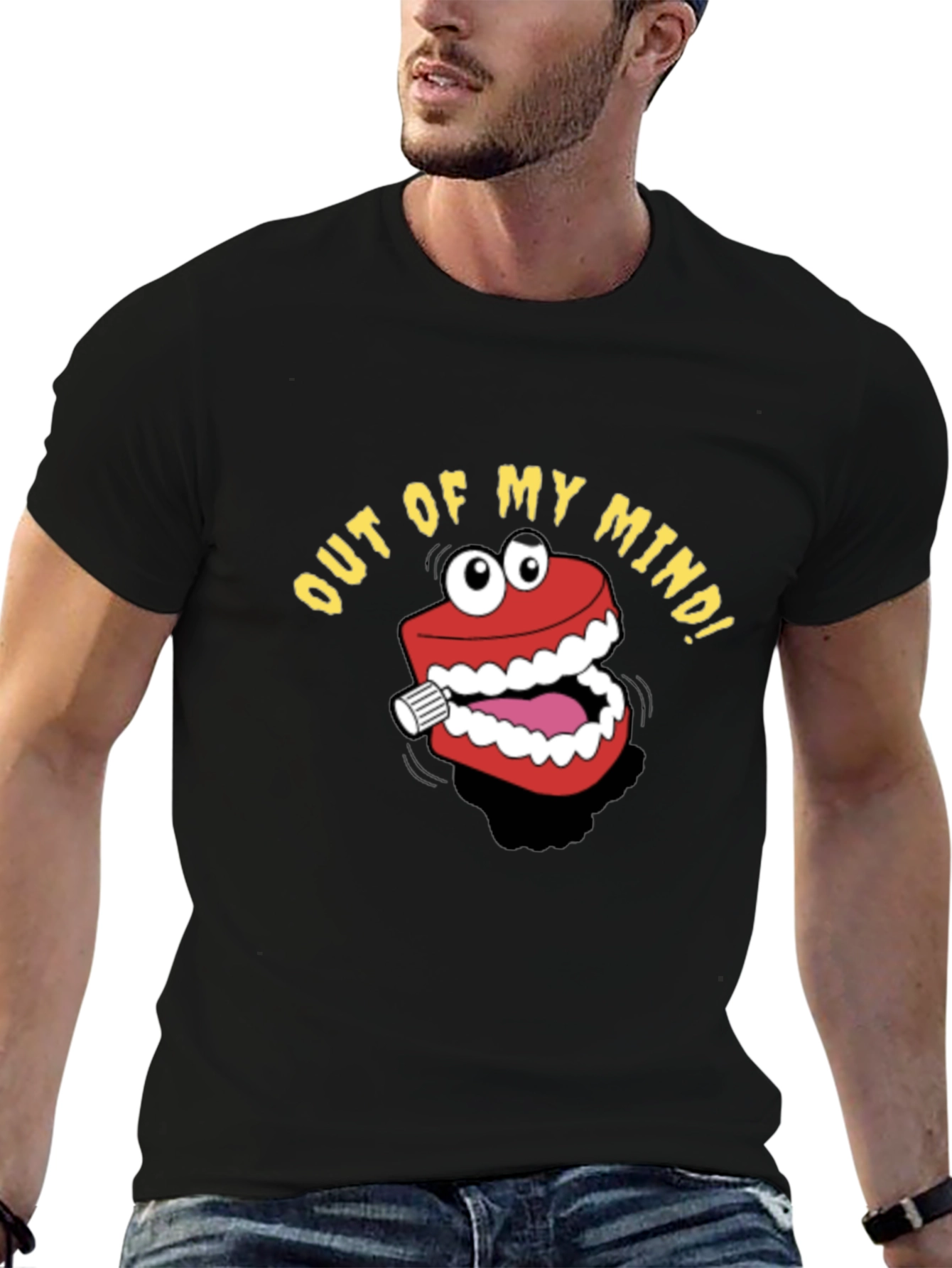 Black Out of My Mind T-Shirt - Funny Dental Humor Tee view 6