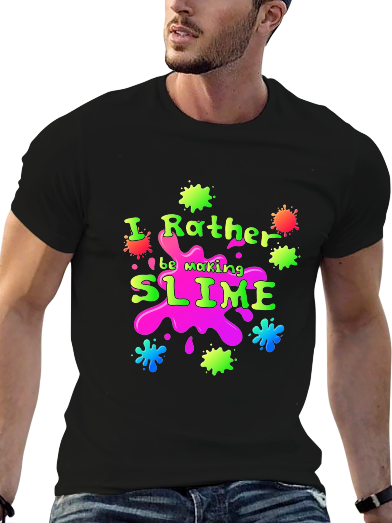I'd Rather Be Making Slime T-Shirt - 6