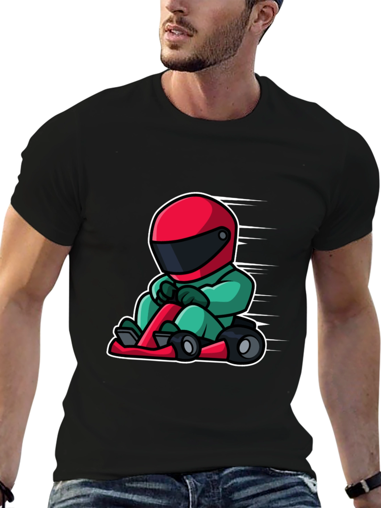 Cartoon Go-Kart T-Shirt - 6