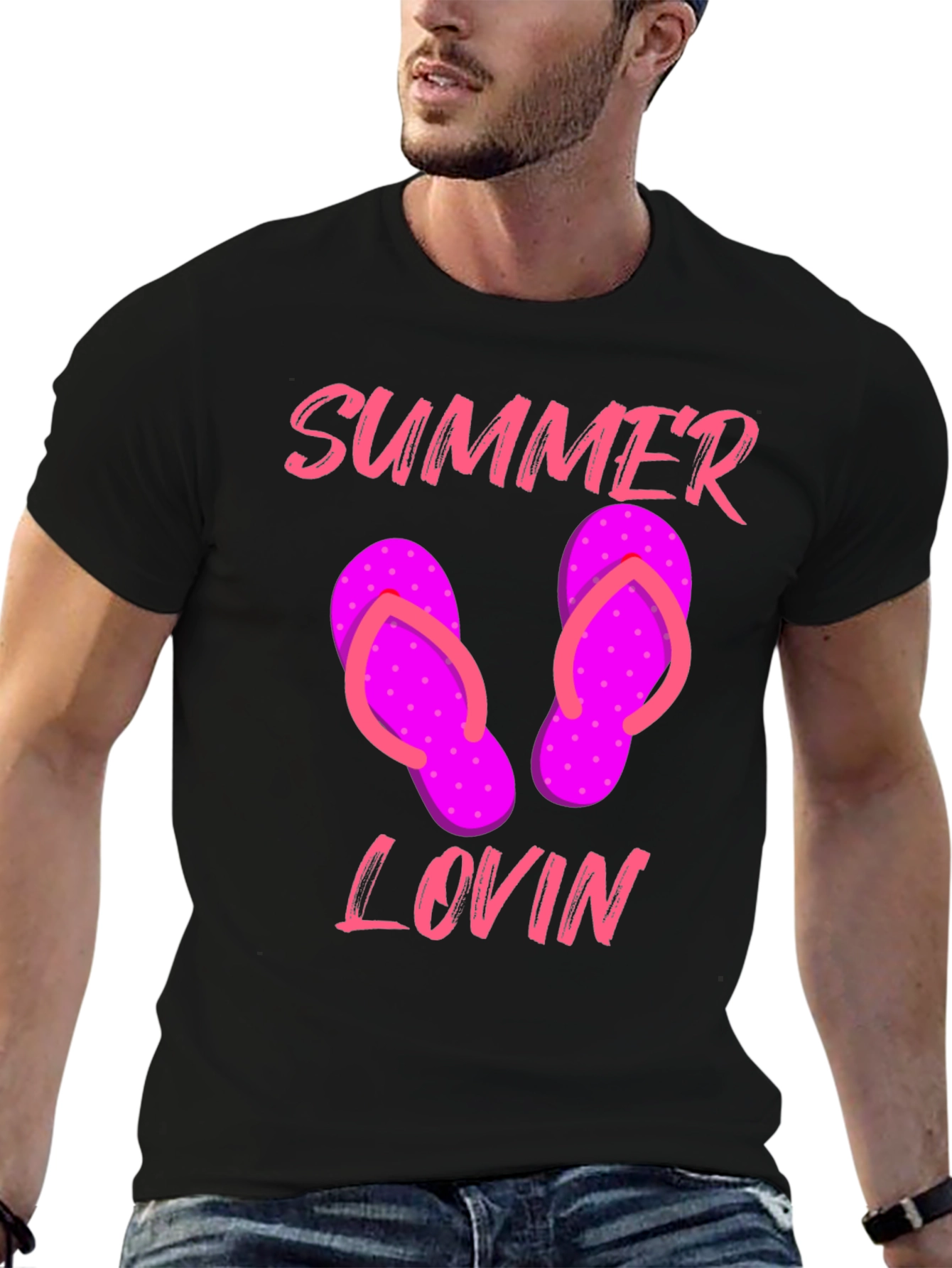 Black Summer Lovin' Graphic Tee view 6