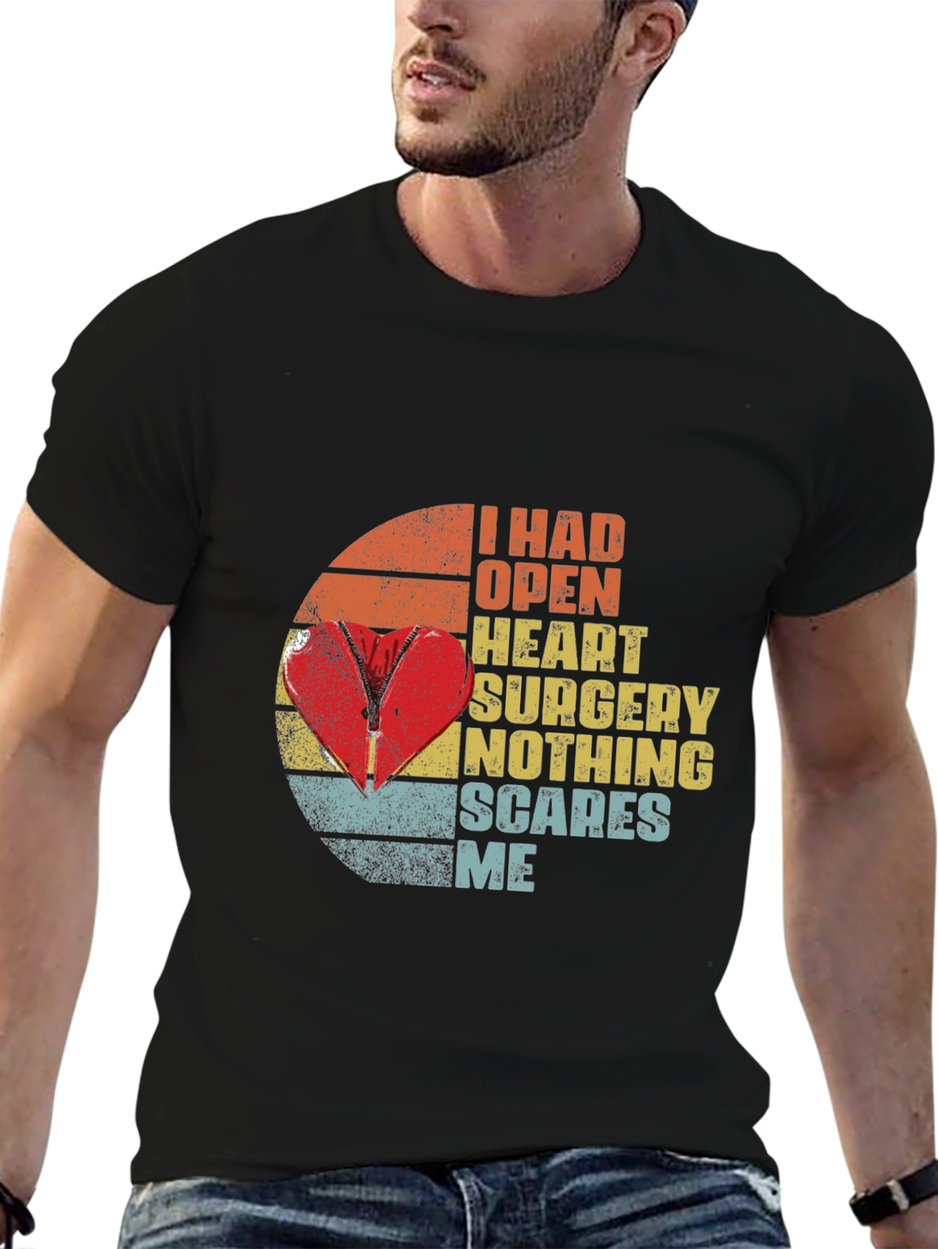 Open Heart Surgery Survivor Graphic Tee - 6