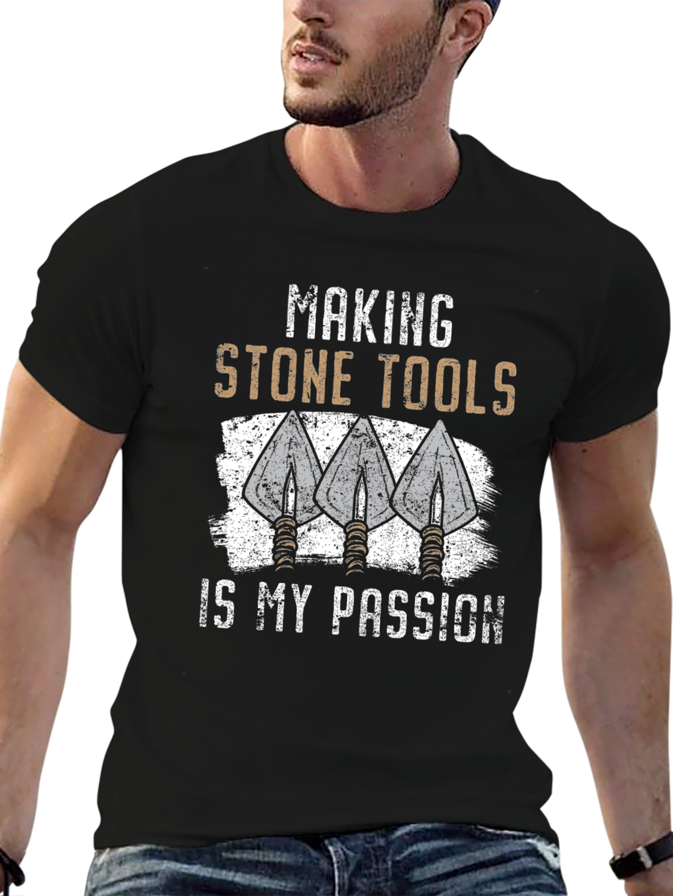 Black Stone Tools Passion Graphic Tee view 6