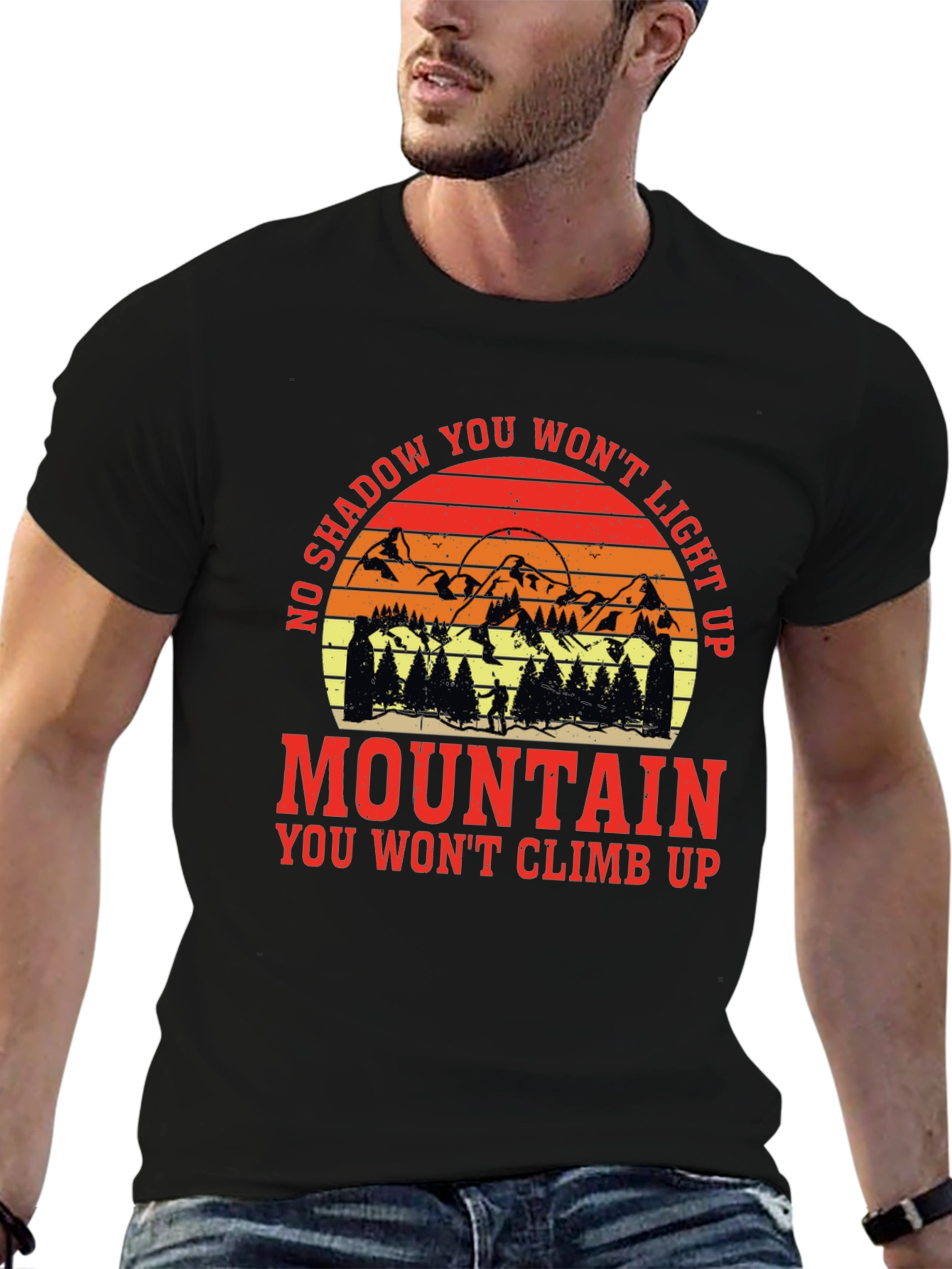 Black Mountain Adventure Black T-Shirt view 6