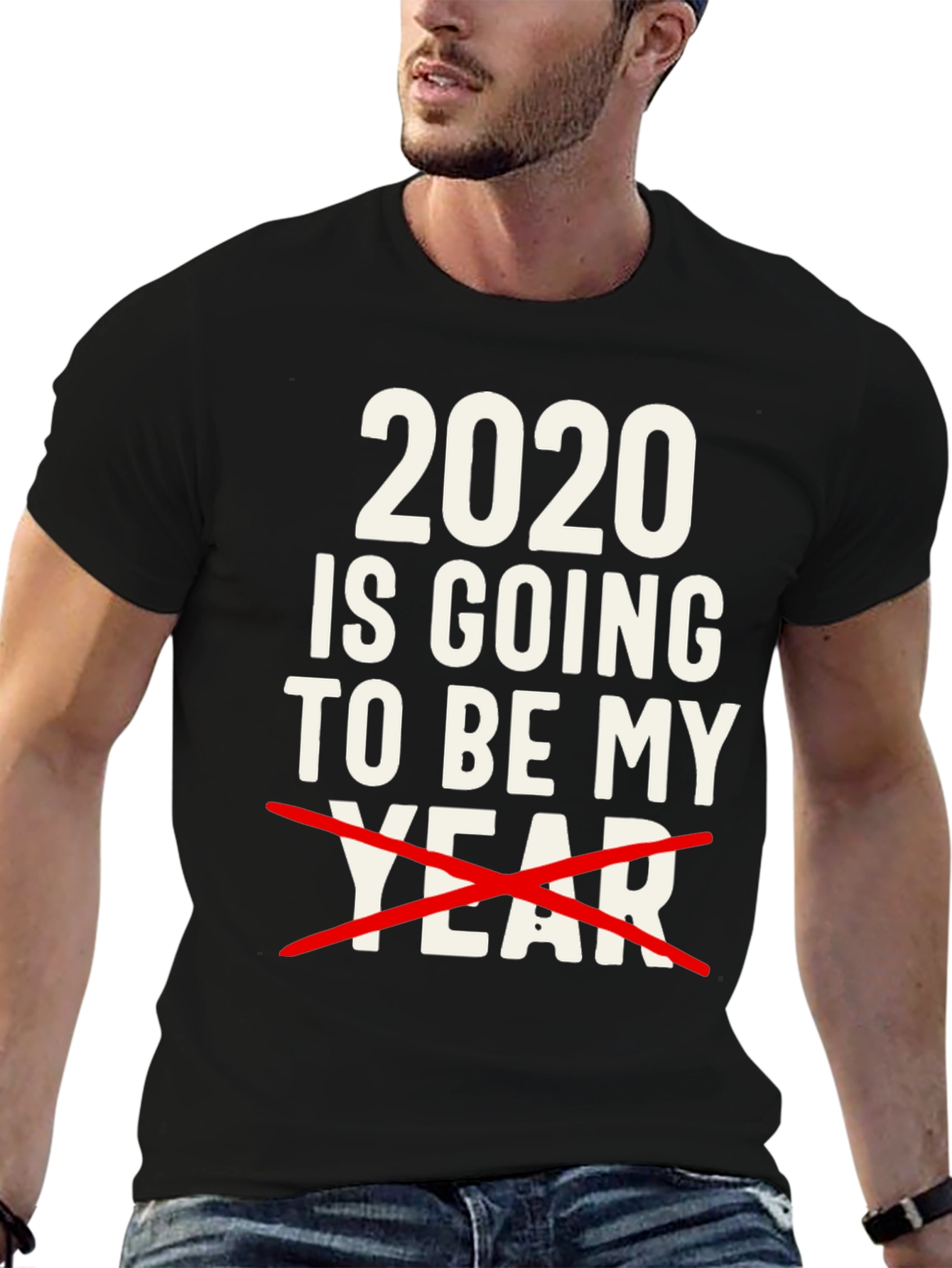Black Funny 2020 My Year T-Shirt Humor Graphic Tee view 6