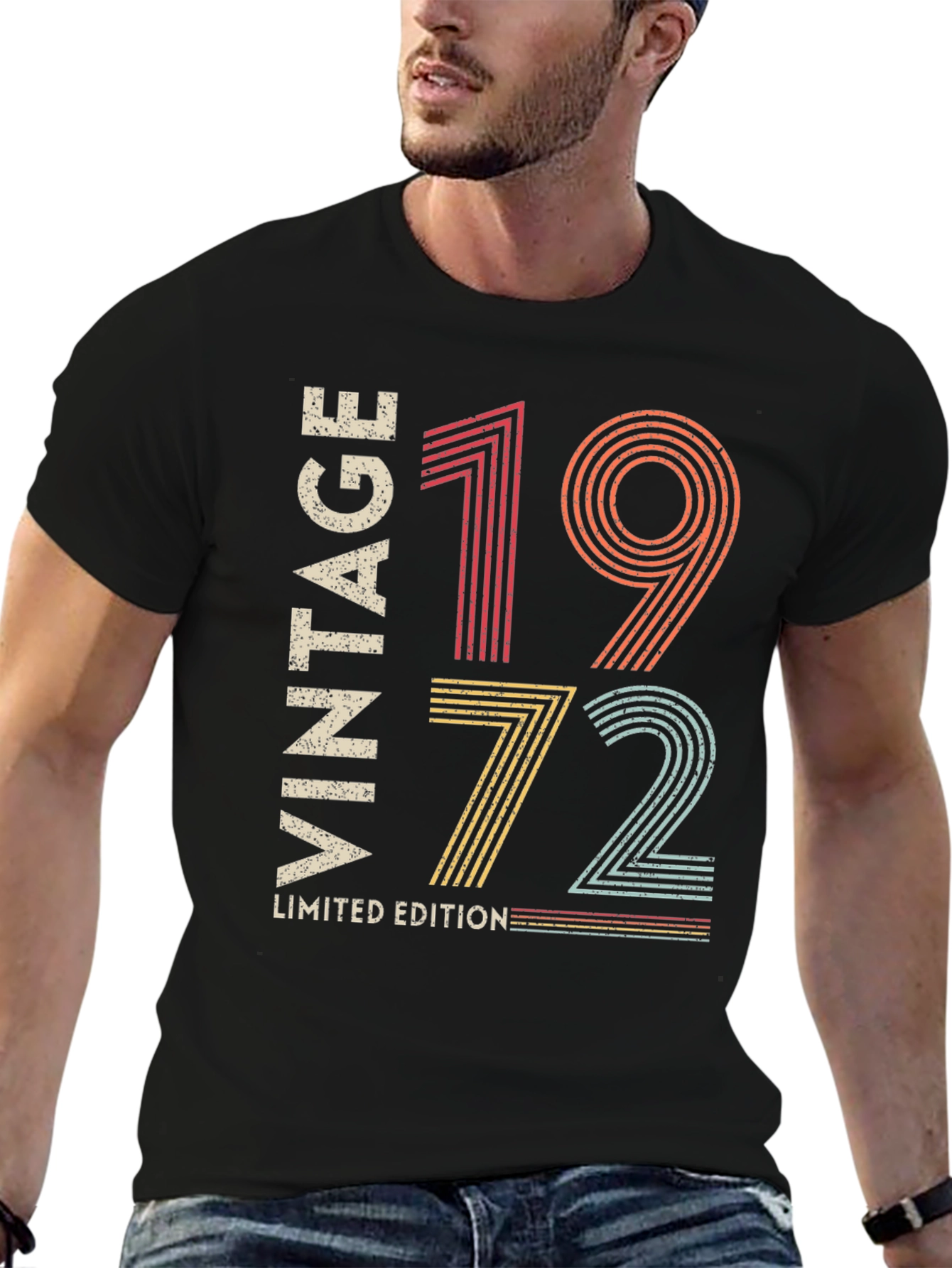 Black Vintage 1972 Limited Edition Graphic T-Shirt view 6