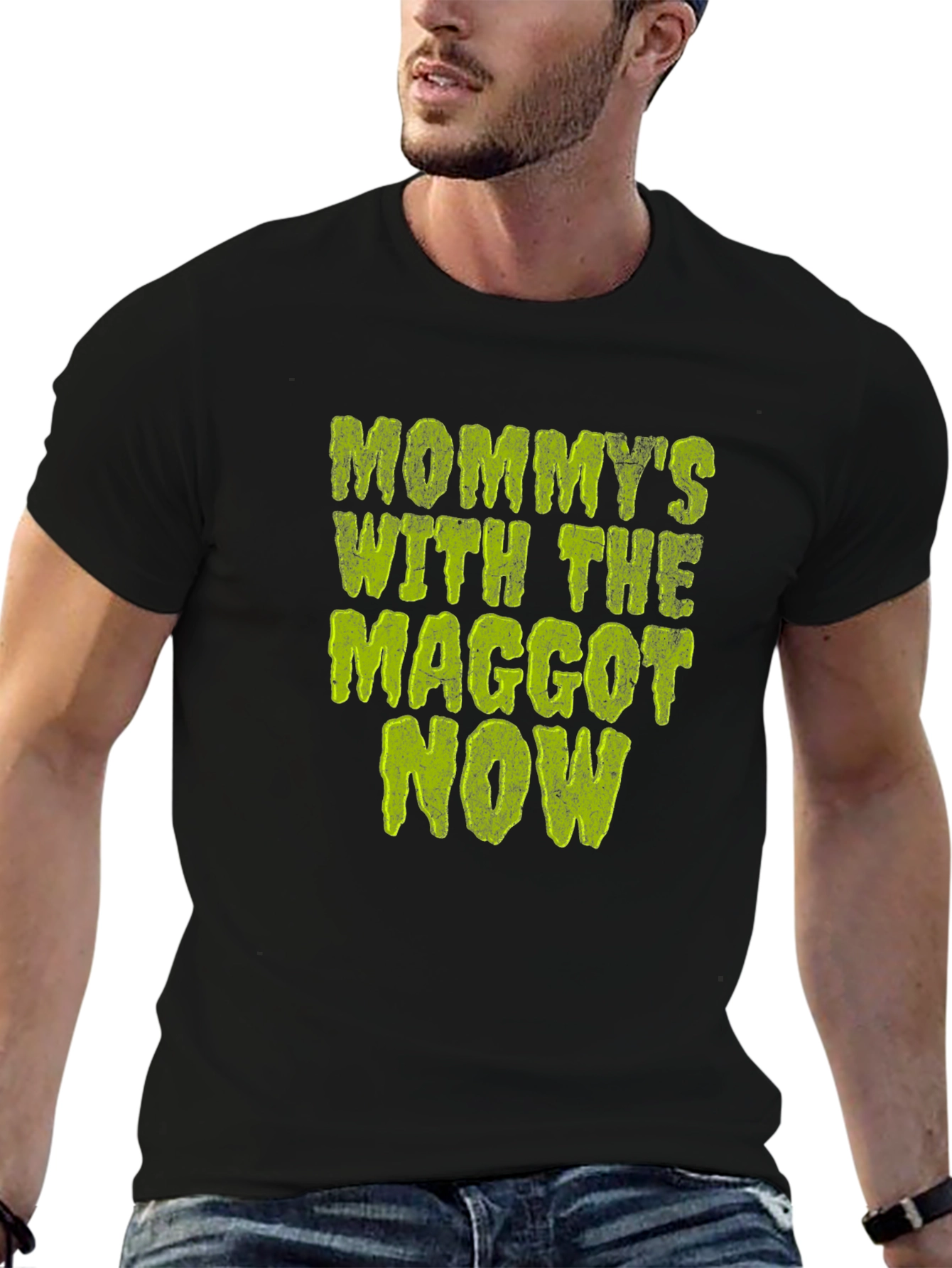 Black Mommy's with the Maggot Now T-Shirt view 6