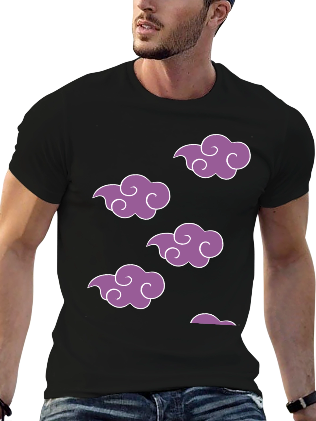 Black Akatsuki Cloud T-Shirt - Anime Inspired view 6