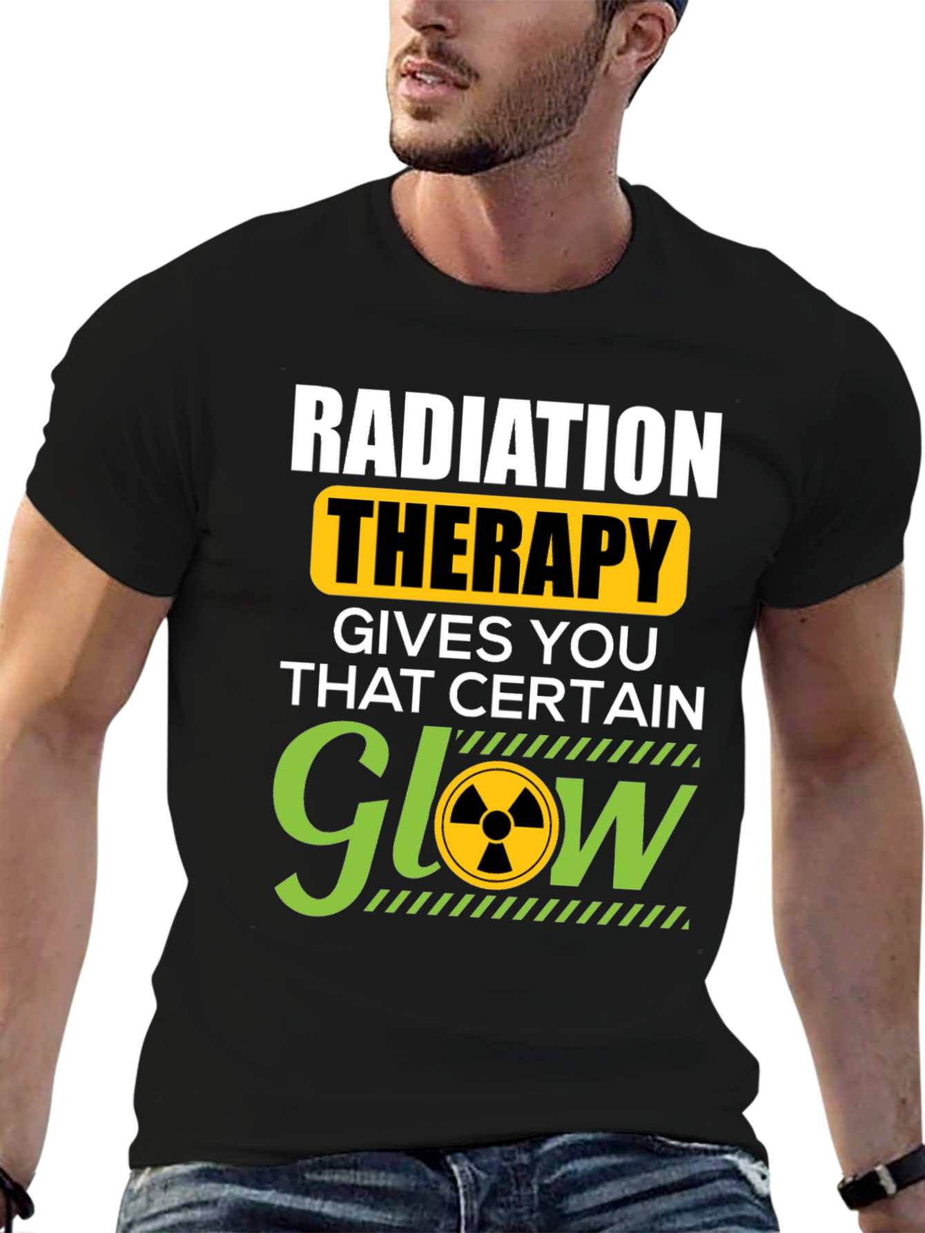 Black Radiation Therapy T-Shirt - That Certain Glow! view 6