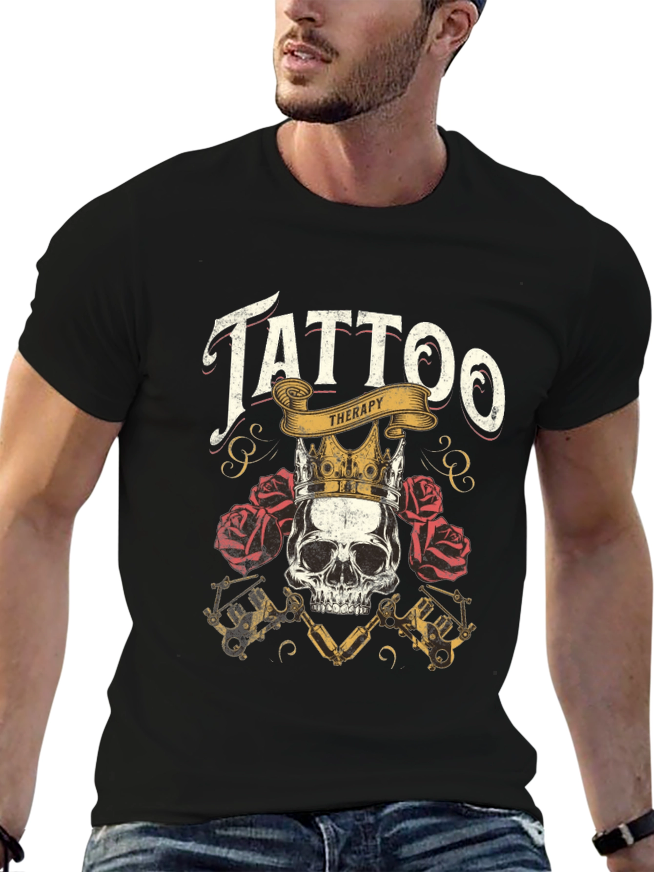 Tattoo Therapy Graphic Tee - Black - 6