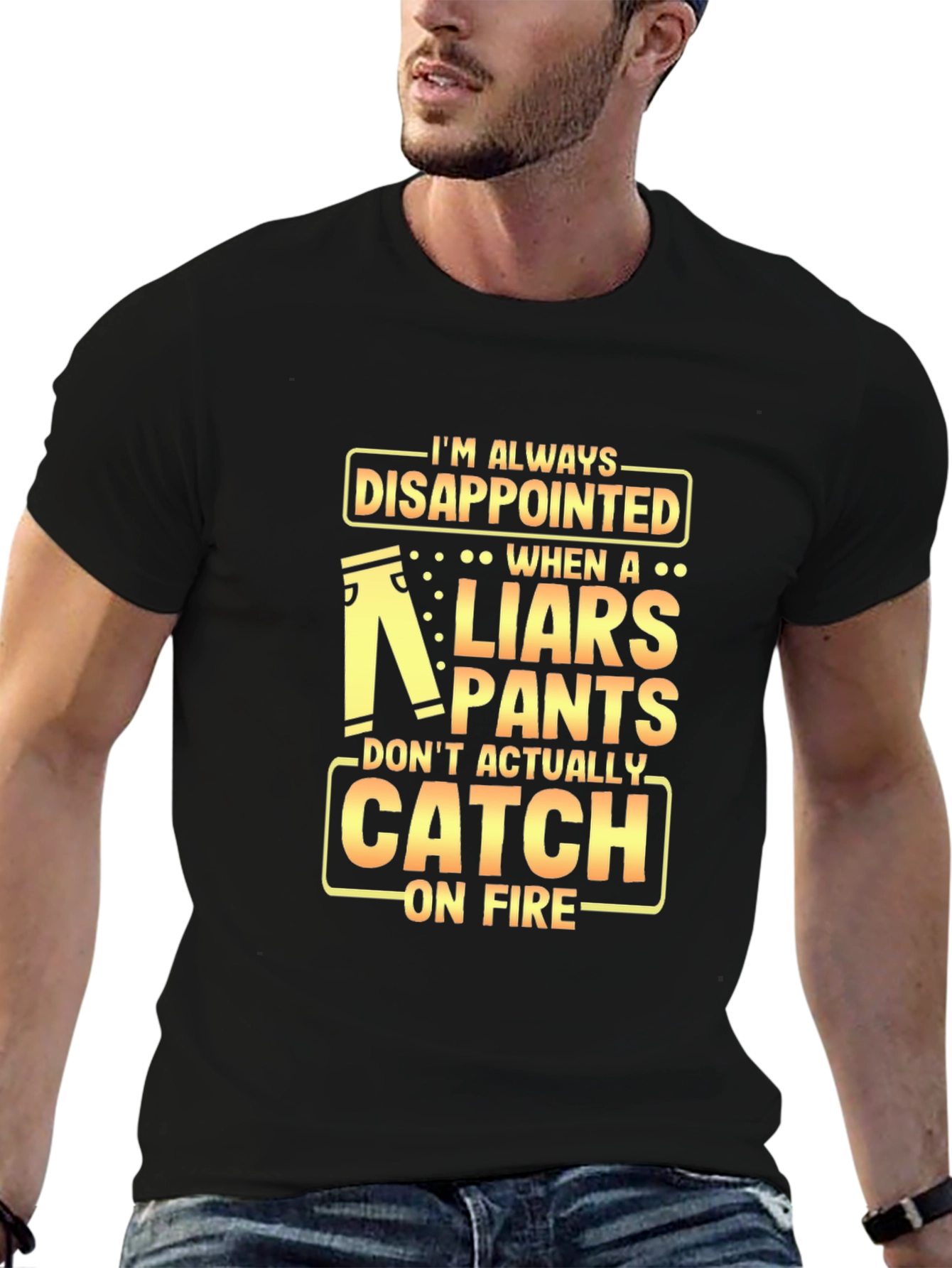 Black Liars Pants on Fire Graphic Tee view 6