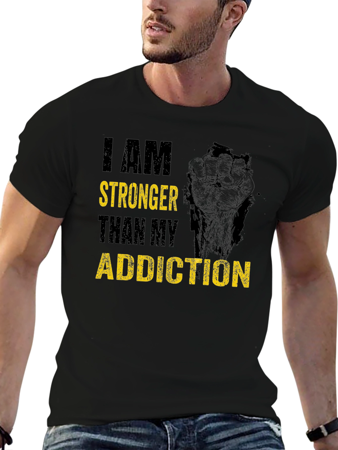 Stronger Than My Addiction T-Shirt - 6