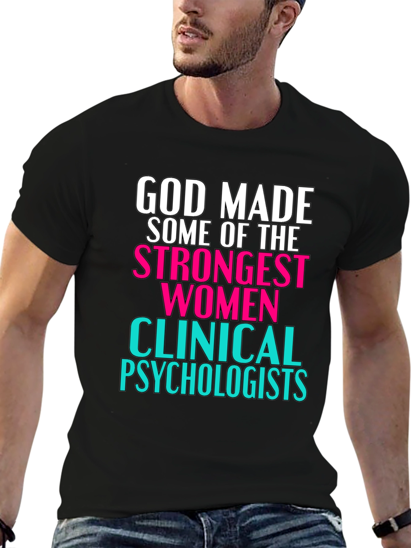 Black Strong Women Clinical Psychologists T-Shirt view 6