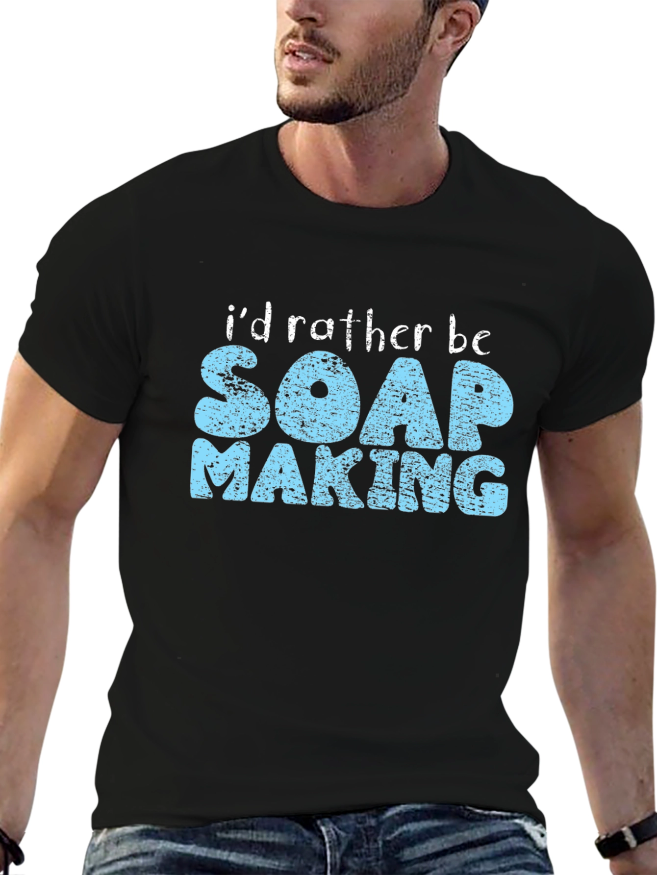 Black Soap Making T-Shirt - Hobby Gift view 6