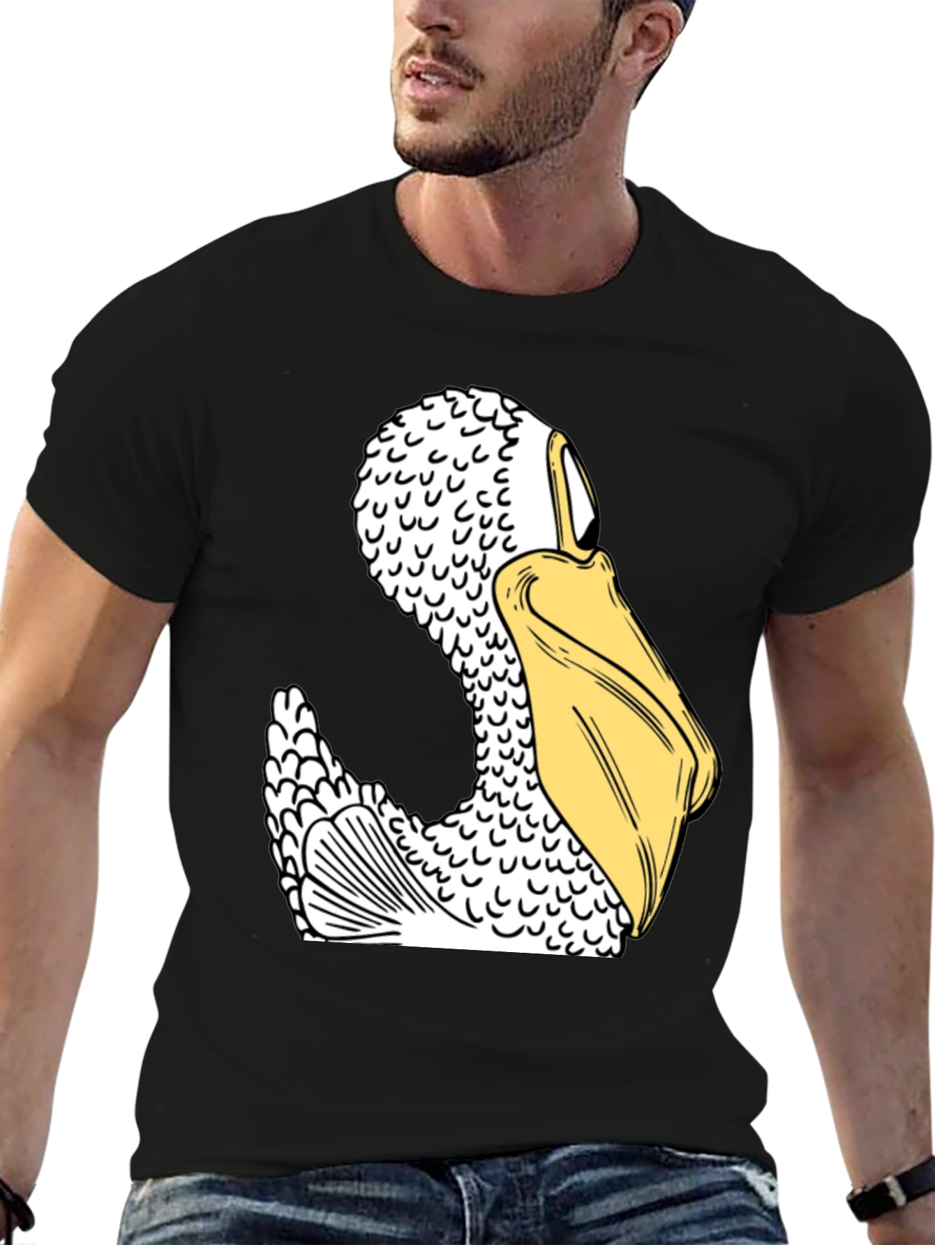 Black Pelican Graphic Tee - Black view 6