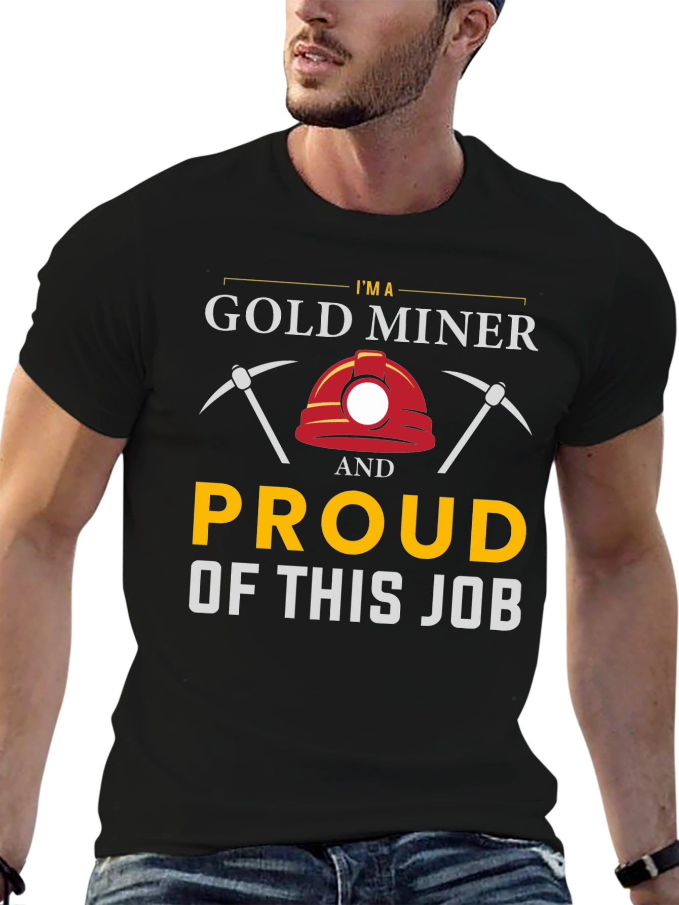 Black Gold Miner Pride T-Shirt view 6