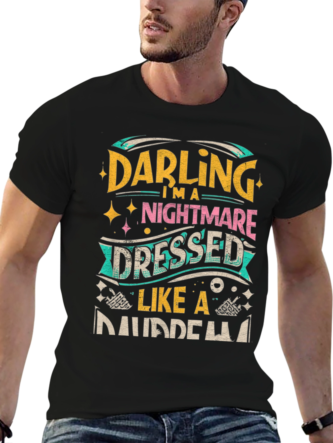 Black Darling Nightmare Graphic Tee view 6