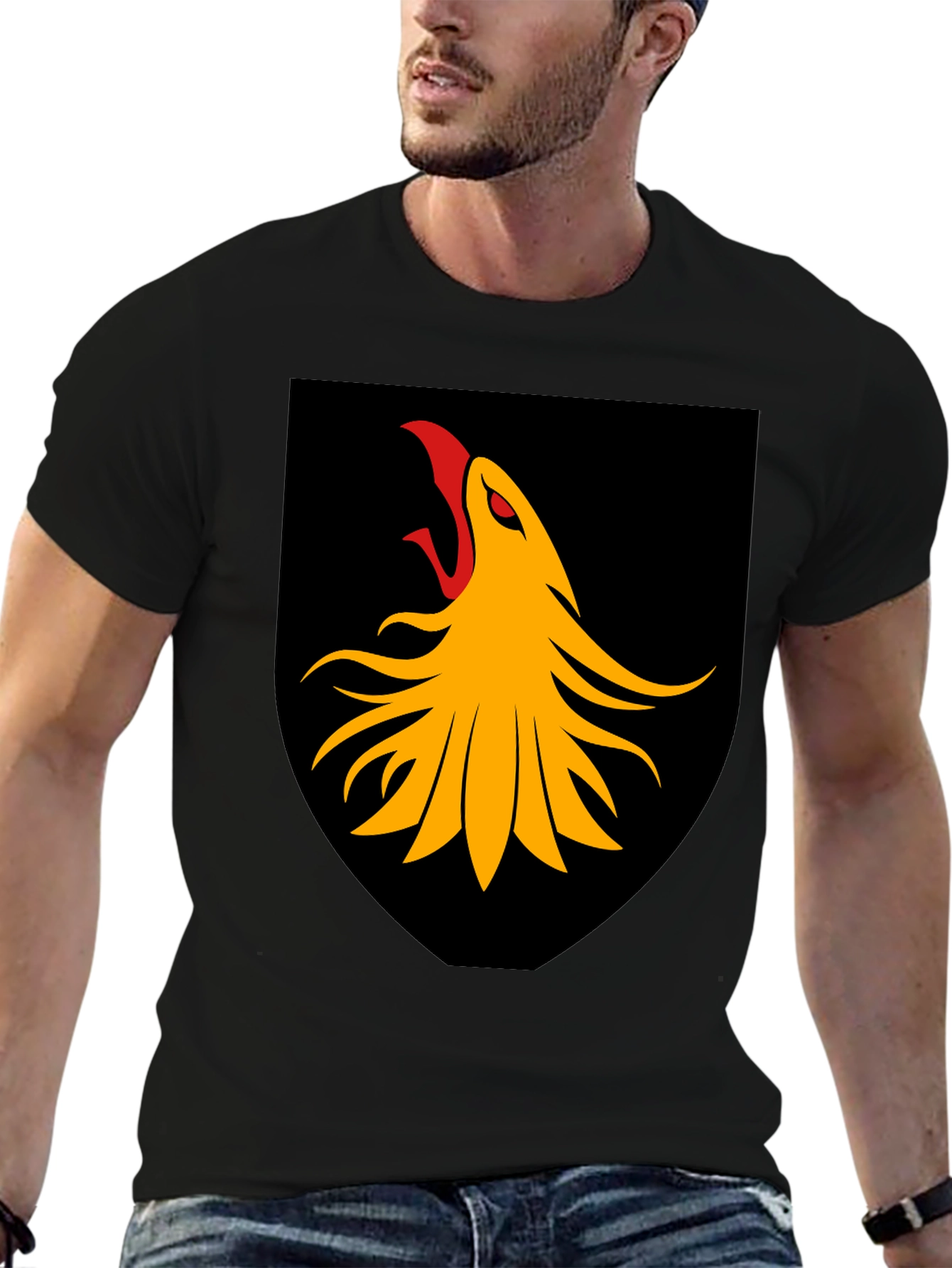 Black Scania Griffin Crest T-Shirt view 6