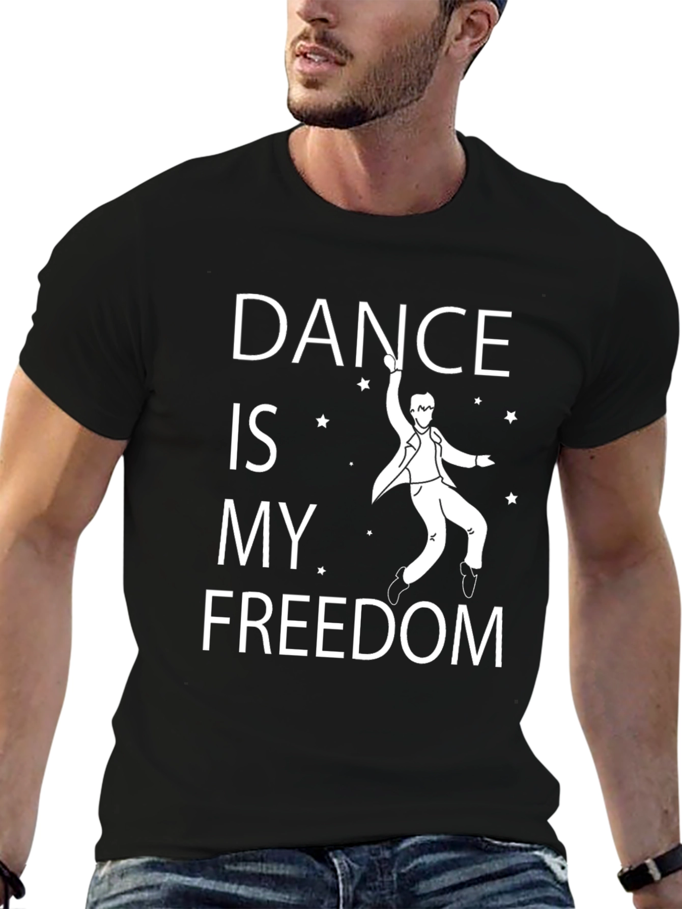Black Dance Is My Freedom T-Shirt view 6