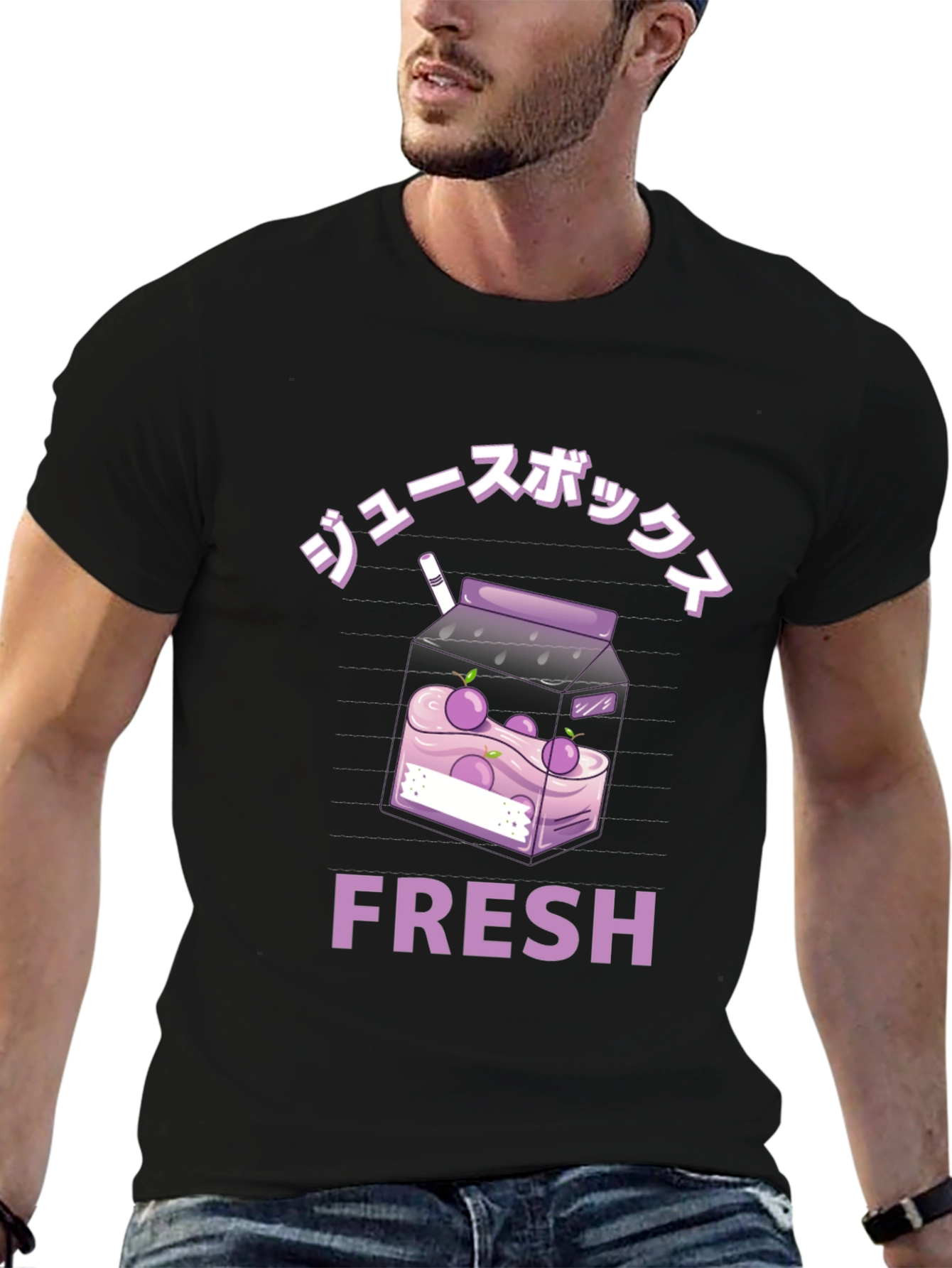 Black Juice Box Fresh T-Shirt - Stylish & Unique! view 6