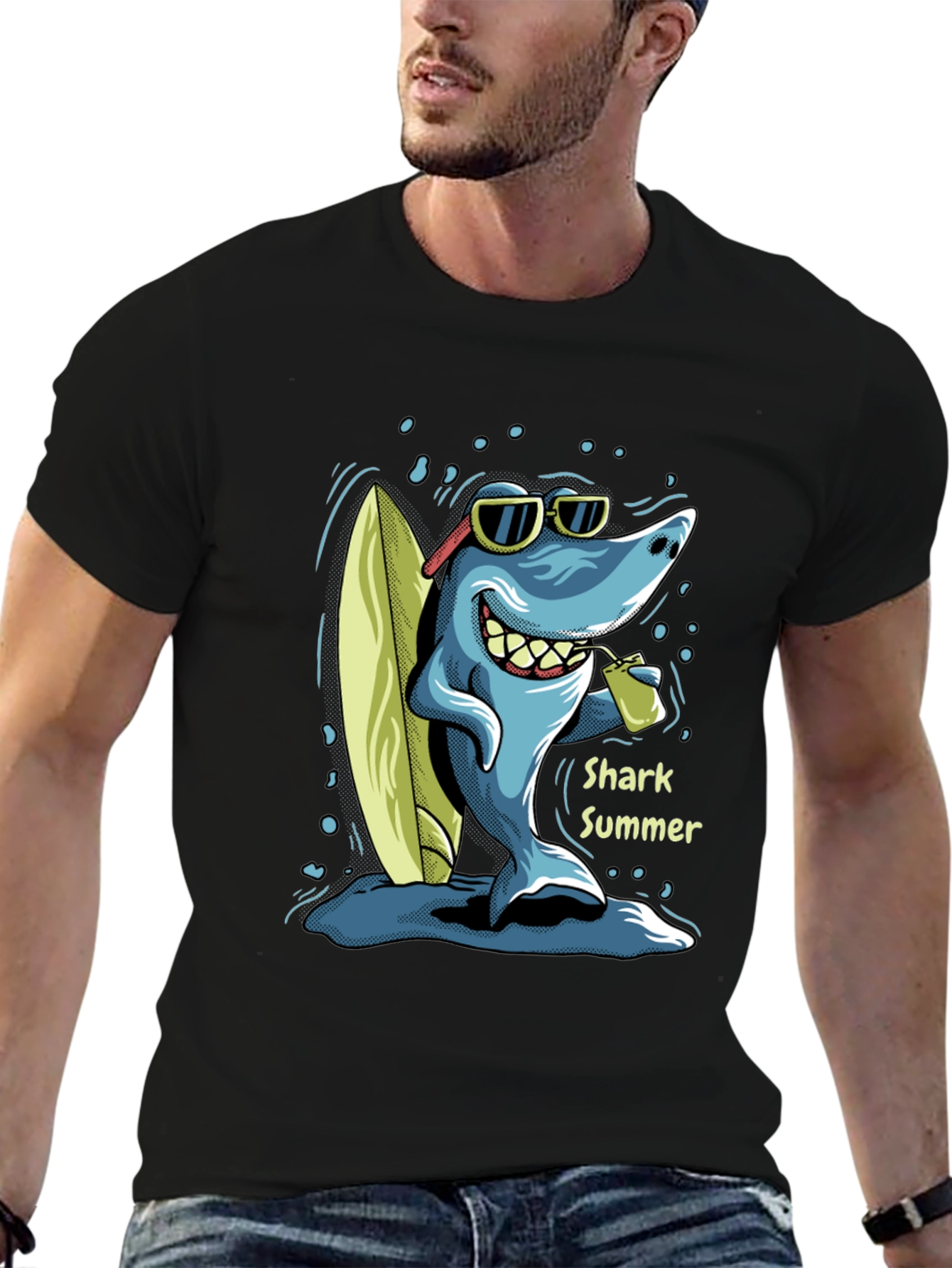 Black Shark Summer T-Shirt view 6