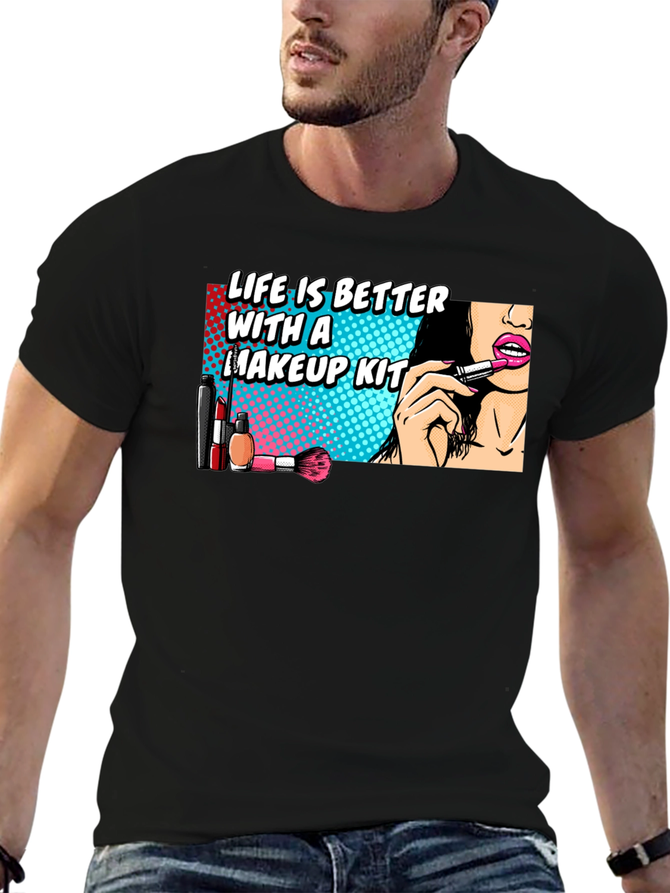 Makeup Kit T-Shirt - Life is Better With Makeup - 6