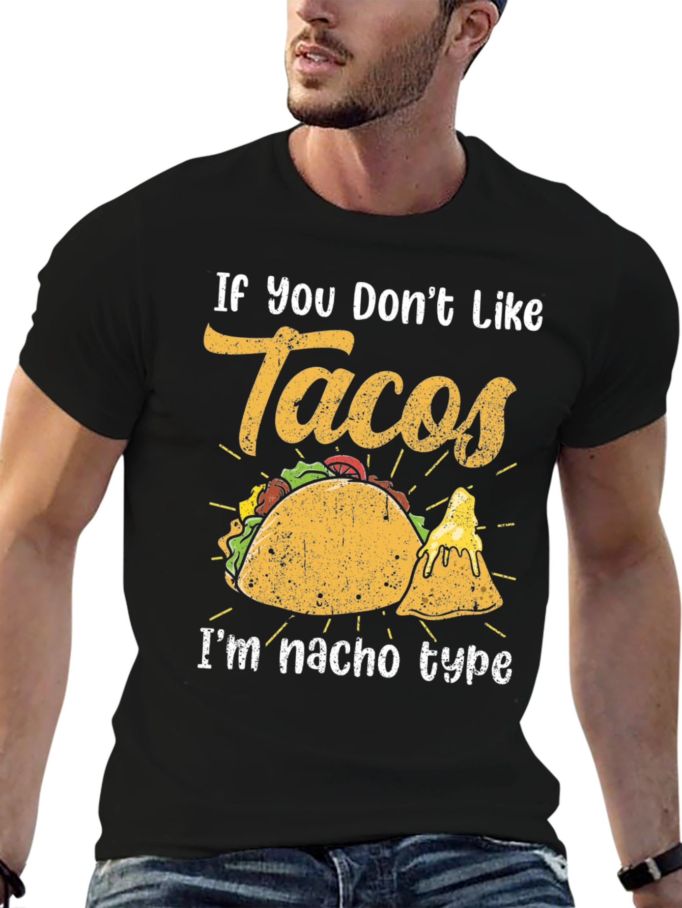 Black Taco Lover T-Shirt - If You Don't Like Tacos view 6