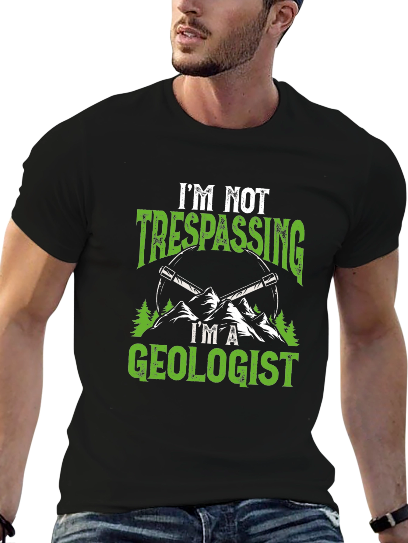Black Geologist T-Shirt - Funny Geology Tee for Rock Lovers! view 6