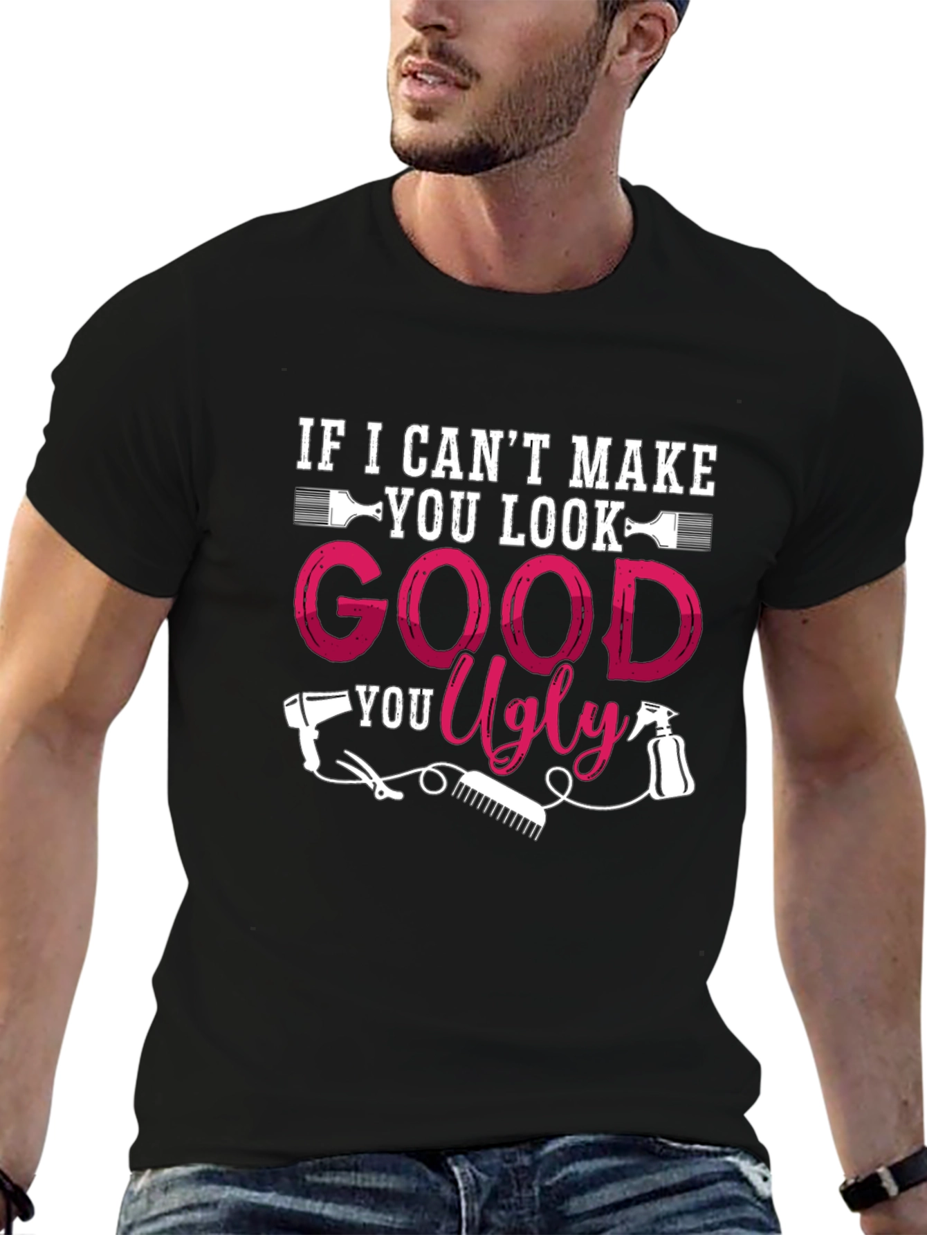 Funny Hairstylist T-Shirt - Good or Ugly - 6