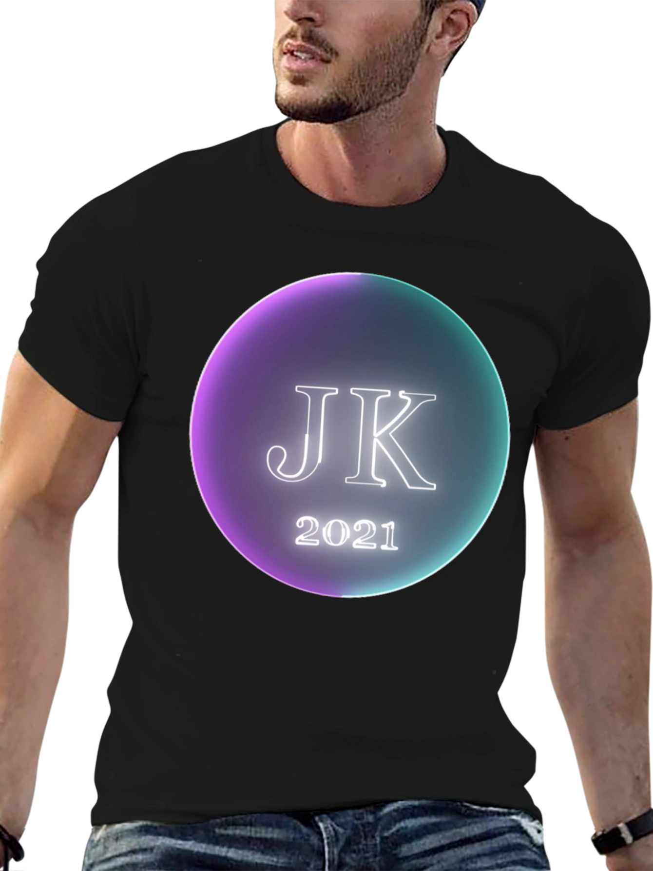 Black JK 2021 Graphic T-Shirt - Unisex, Black view 6
