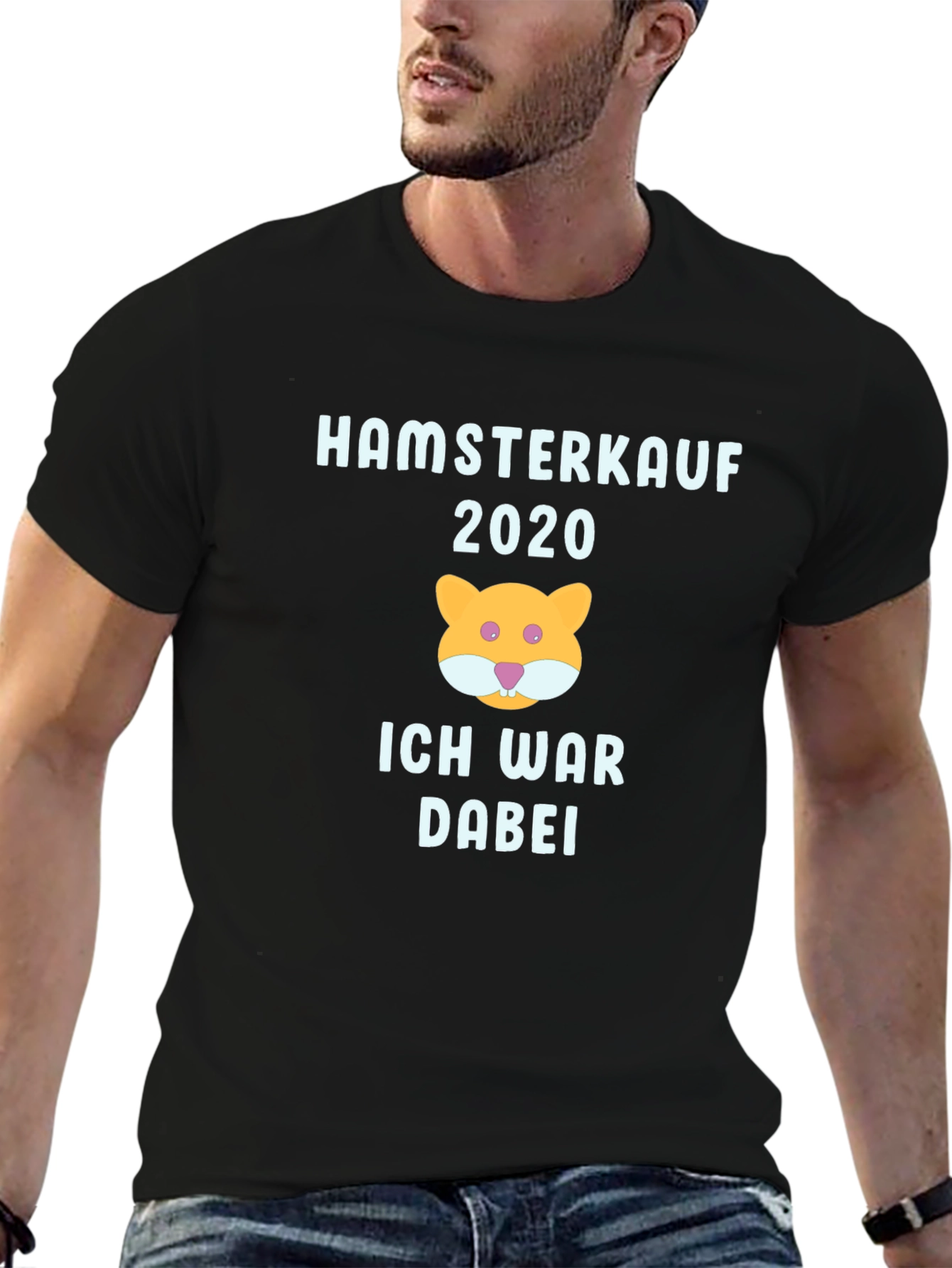 Black Hamsterkauf 2020 T-Shirt - Novelty Corona Virus Pandemic Tee view 6