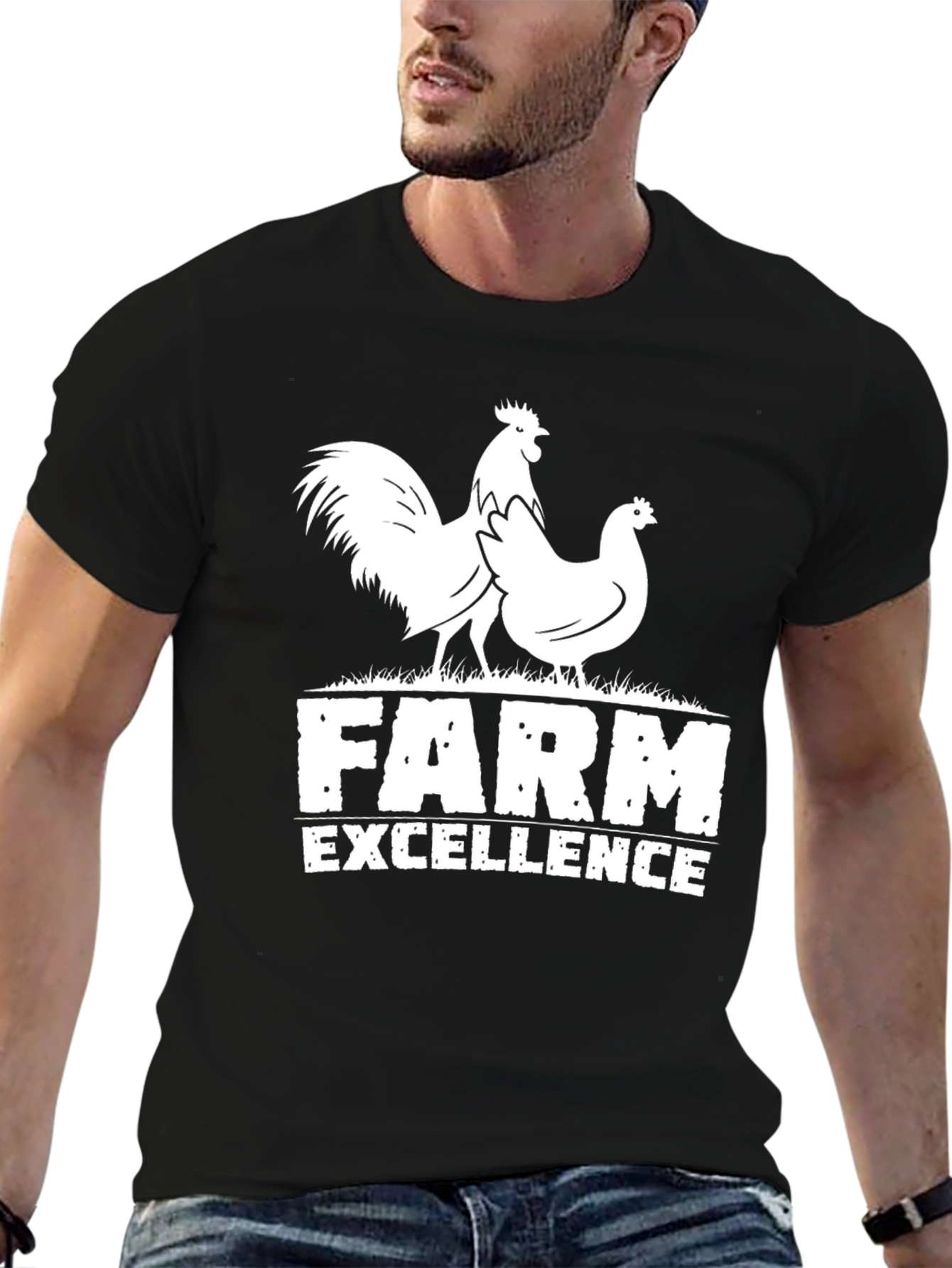 Farm Excellence Chicken Graphic T-Shirt - 6
