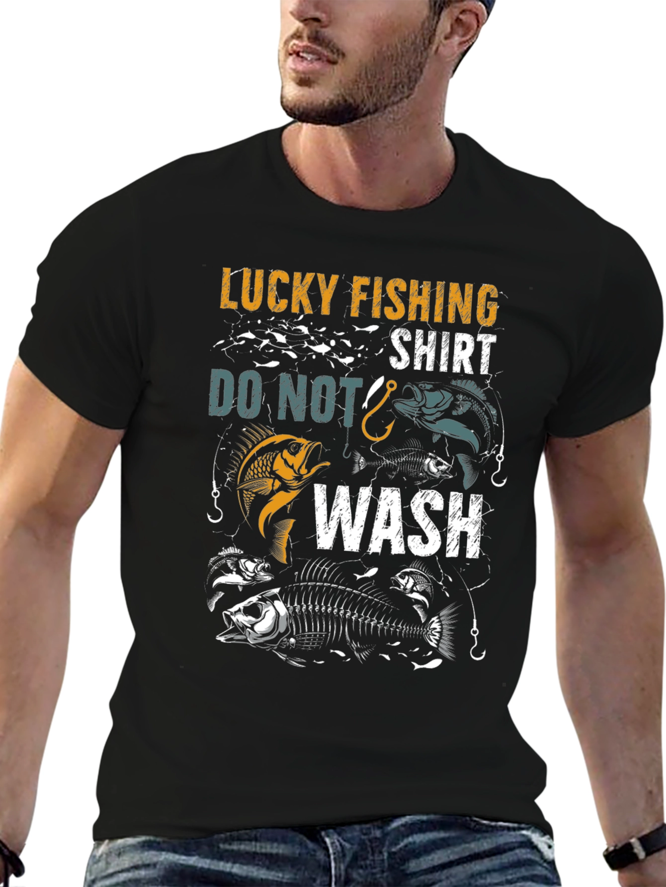 Lucky Fishing Shirt - Funny Fisherman T-Shirt - 6