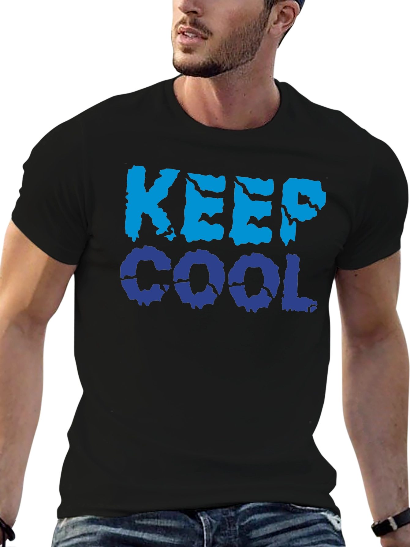 Black Keep Cool Graphic T-Shirt - Black view 6