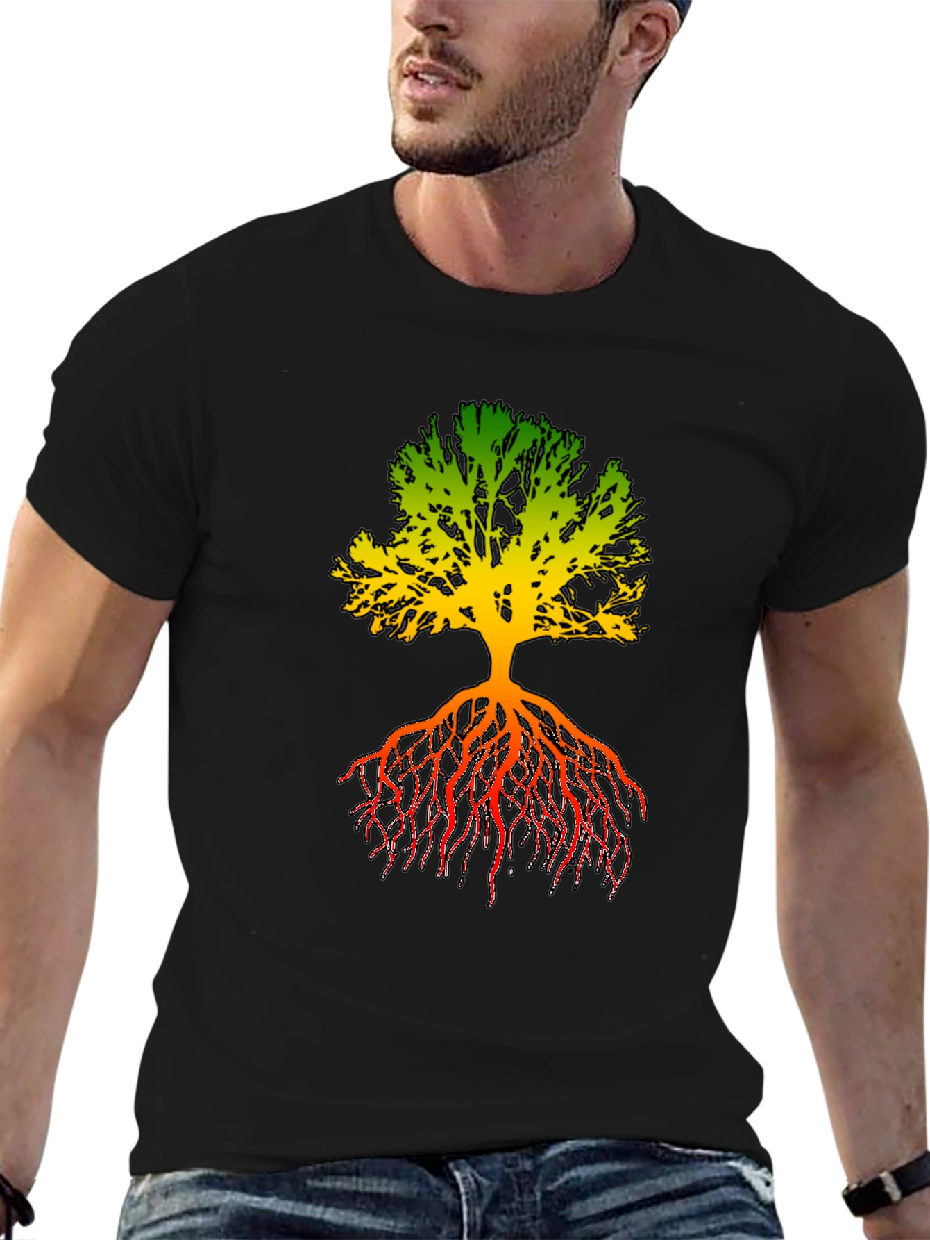 Rasta Tree Graphic T-Shirt - Roots & Culture - 6
