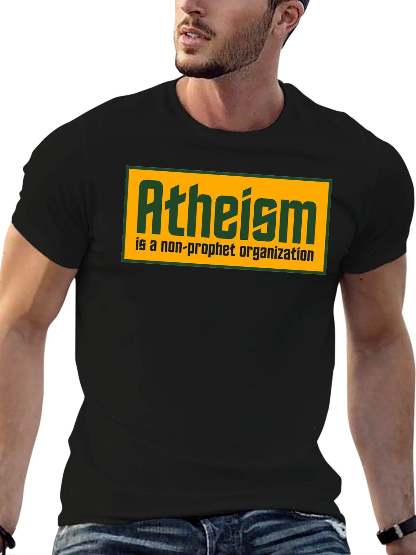 Black Atheism Non-Profit Graphic Tee - Mens view 6